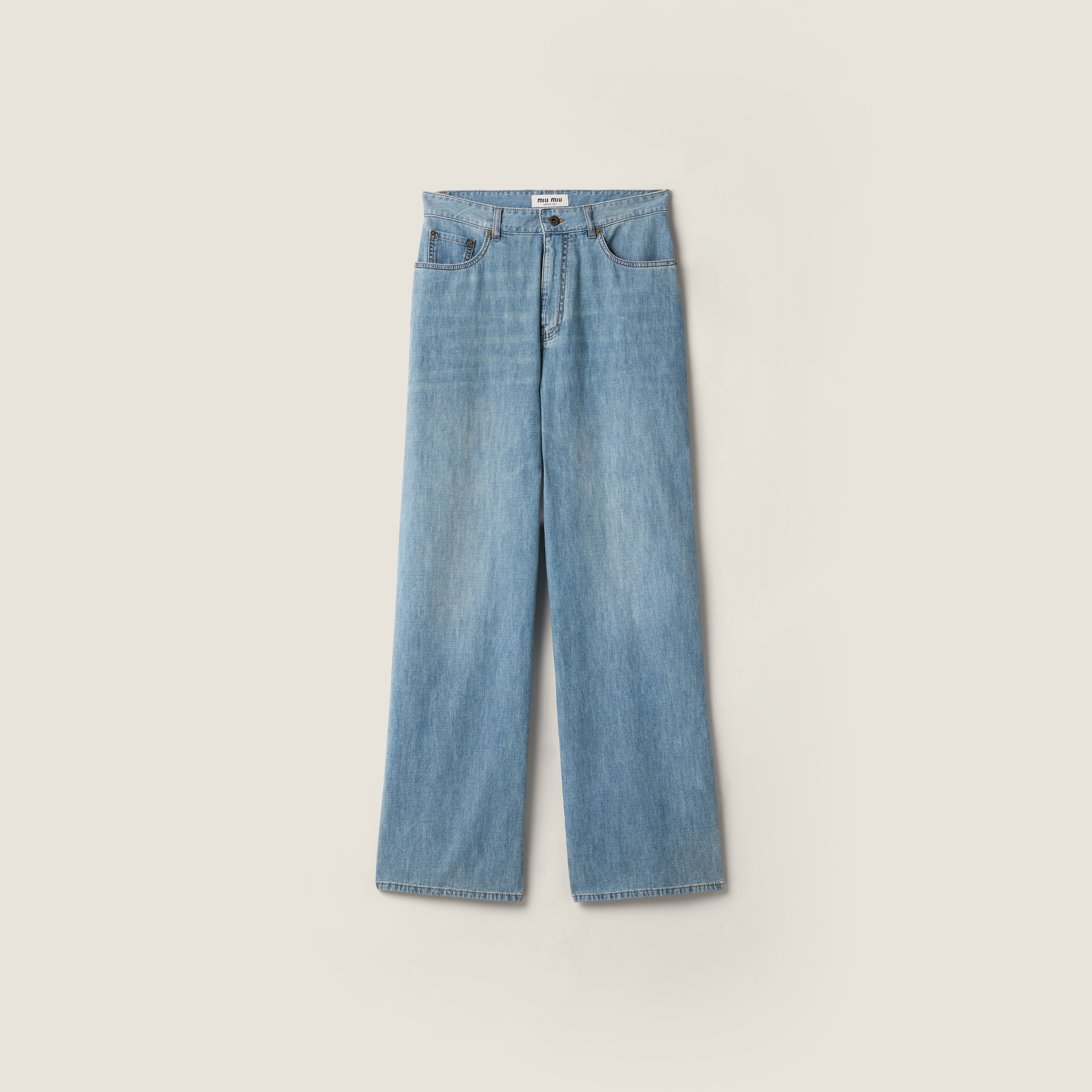 Chambray pants from Miu Miu - $1,370