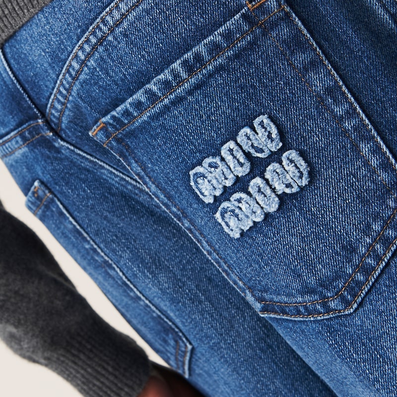 Five-pocket denim jeans