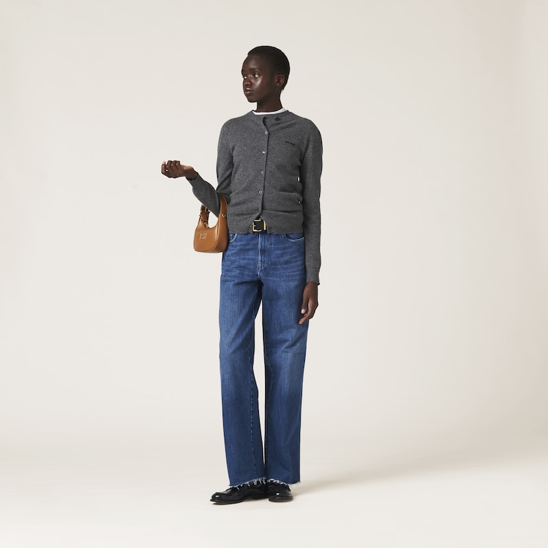 Five-pocket denim jeans