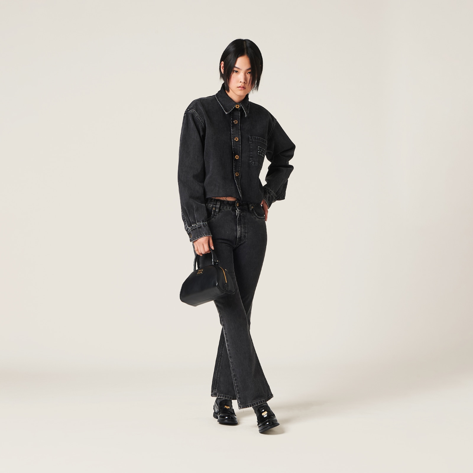 MIUMIU WIDE-LEG PANTS STYLE 118