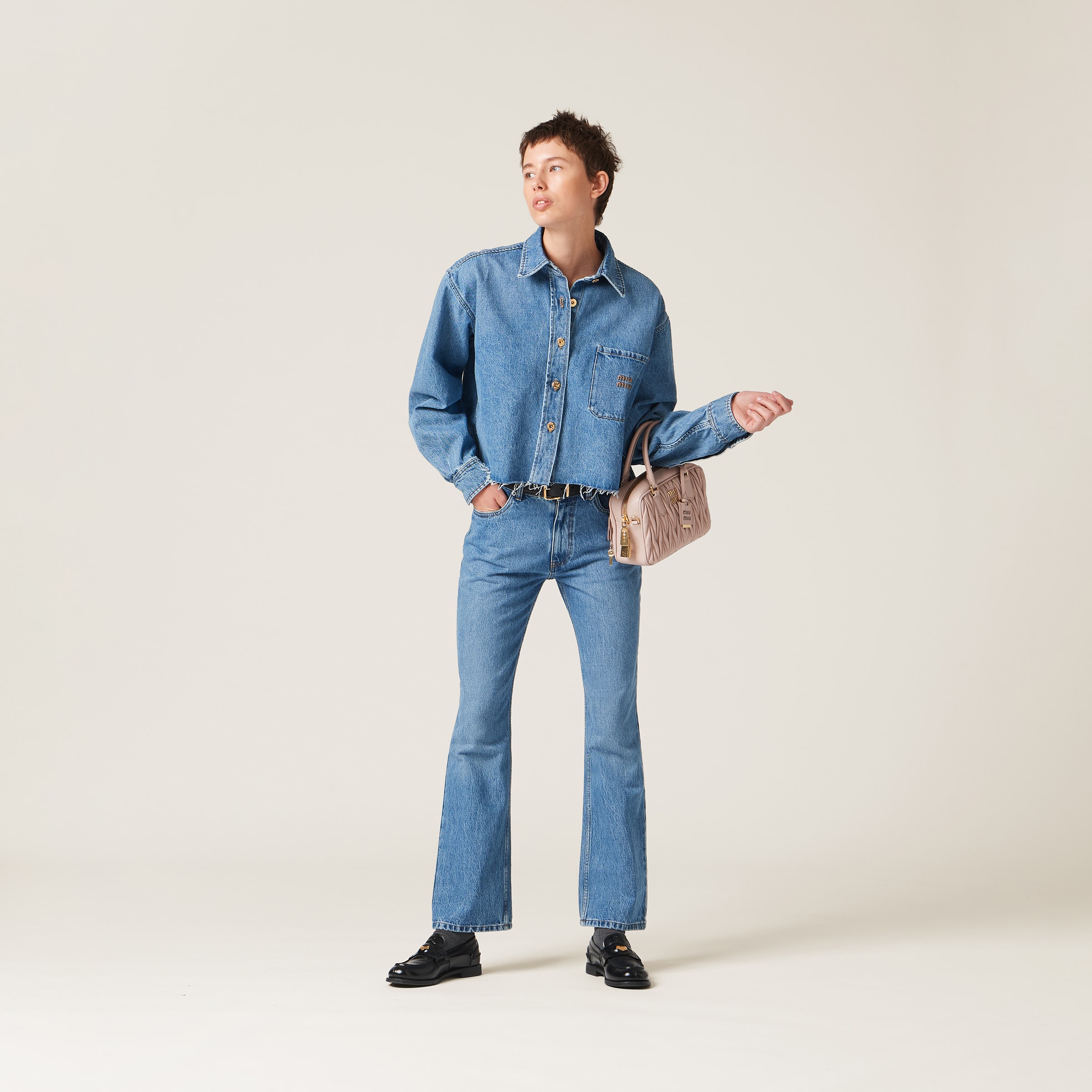 パンツ miu miu denim pants MIU MIU - Women Denim Pants – Atelier New York
