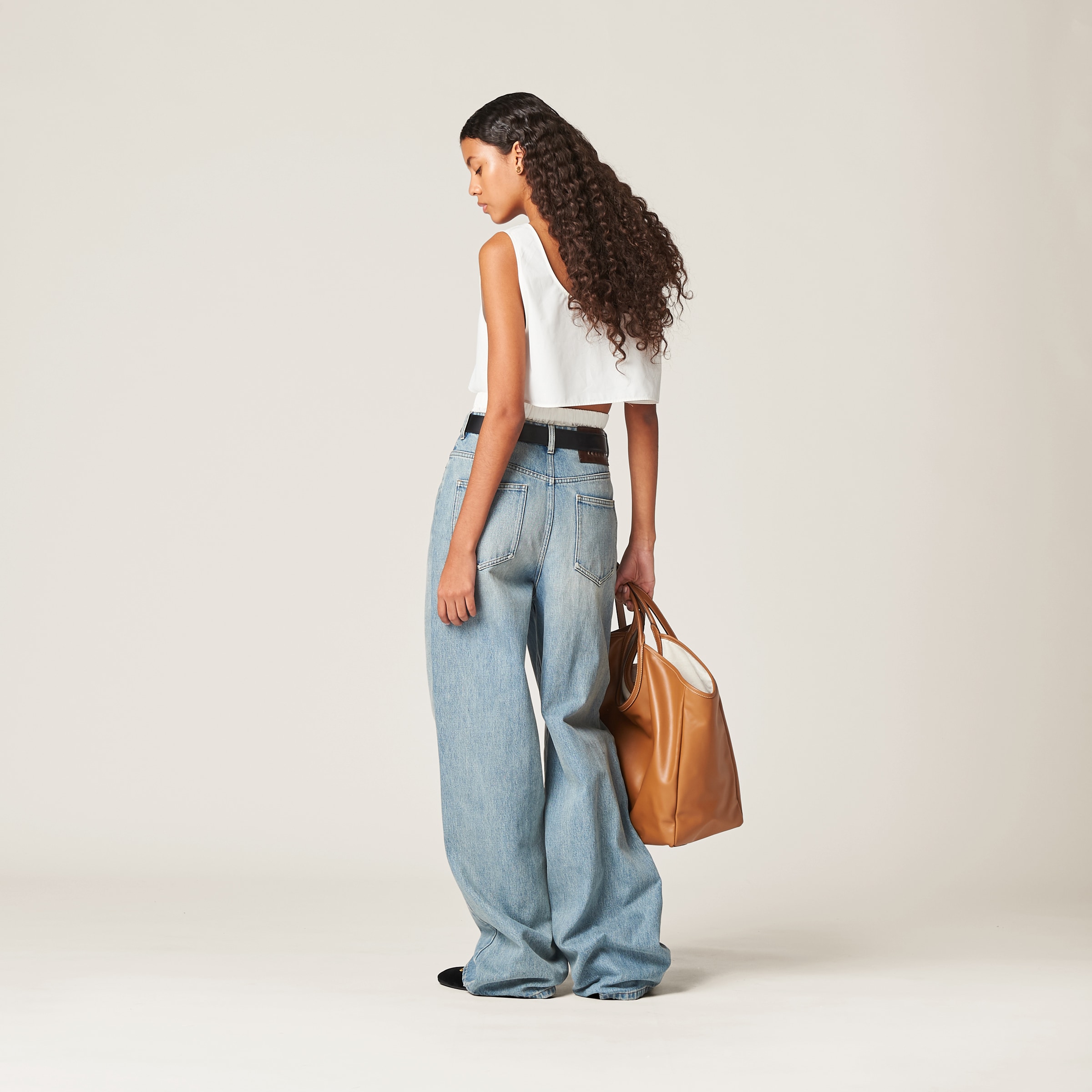 デニム・ジーパン MiuMiu | Denim jeans GWP497_1373_F0076_S_OOO Light Blue Denim Jeans | Miu Miu