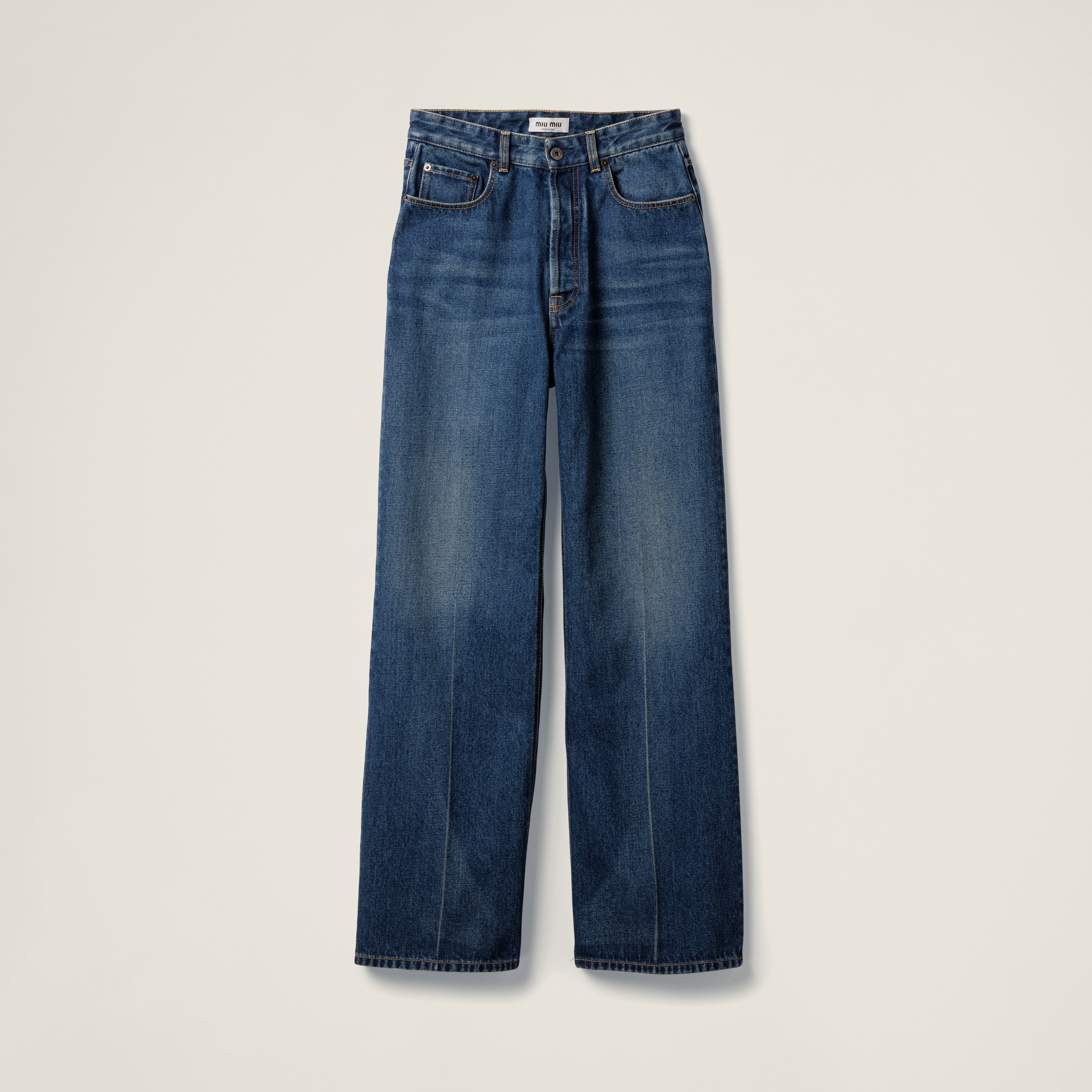 Navy Denim Jeans | Miu Miu Navy Denim Jeans | Miu Miu
