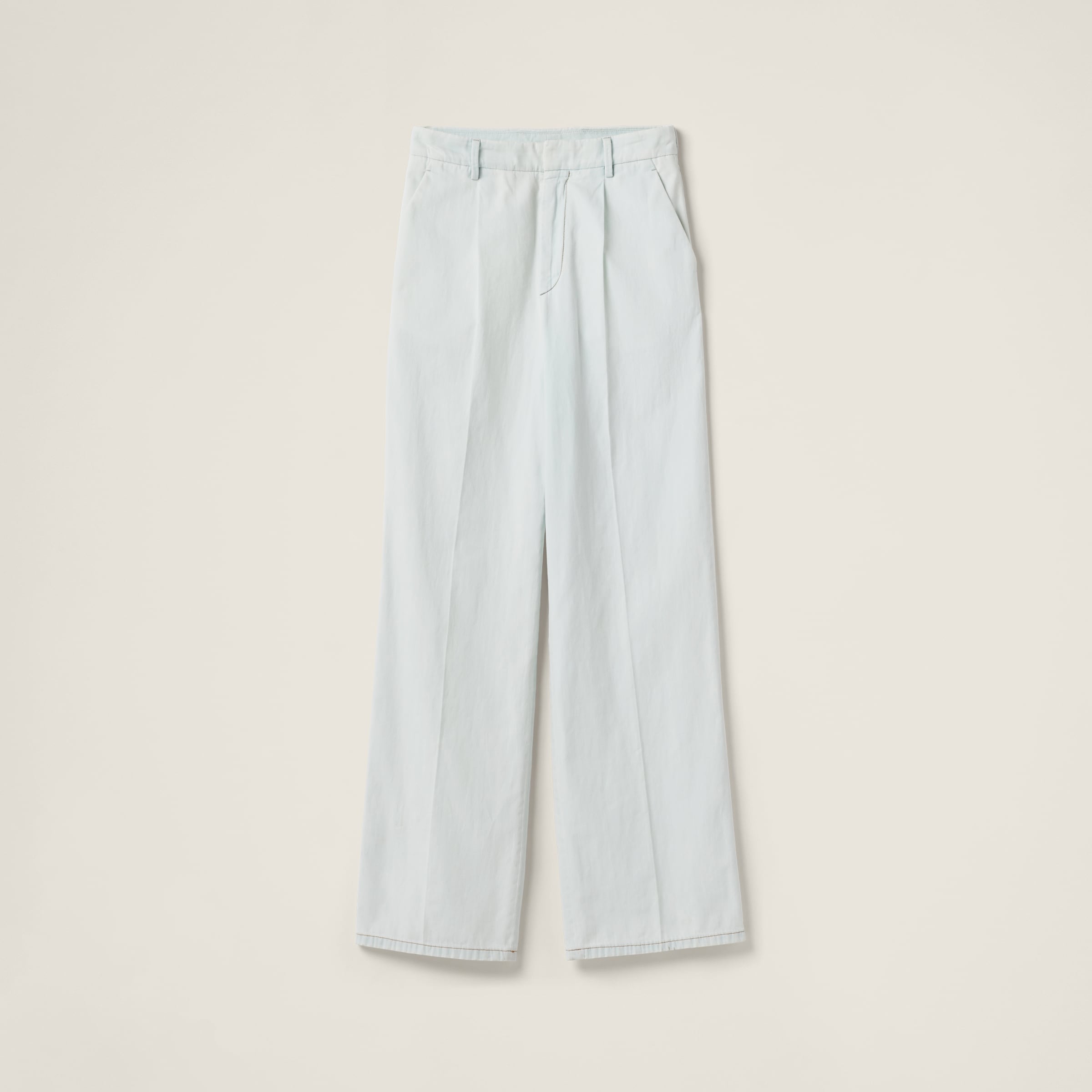 Light Blue Chambray Denim Jeans | Miu Miu Light Blue Chambray Denim Jeans | Miu Miu