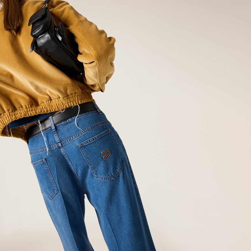 Five-pocket denim jeans
