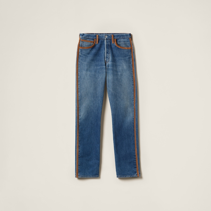 Navy Denim Jeans | Miu Miu