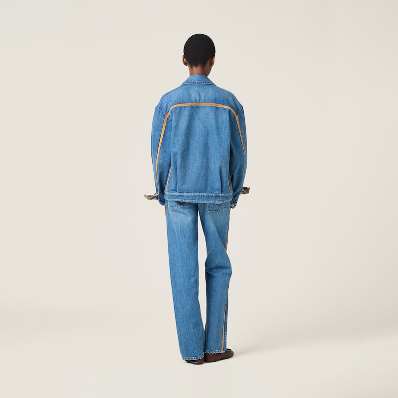 데님 및 가죽 진