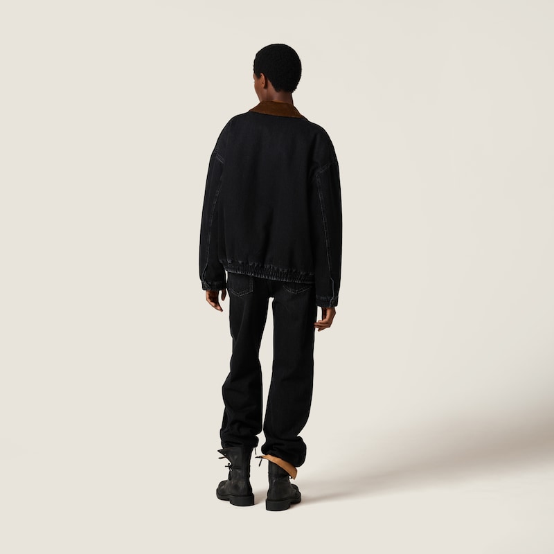 جينز دنيم أسود