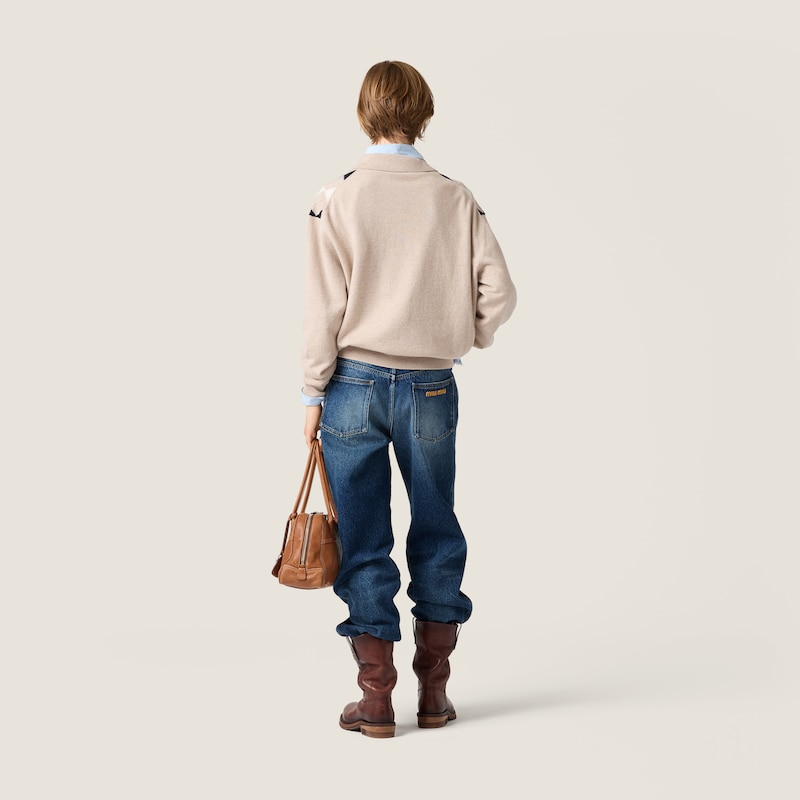 Five-pocket denim jeans