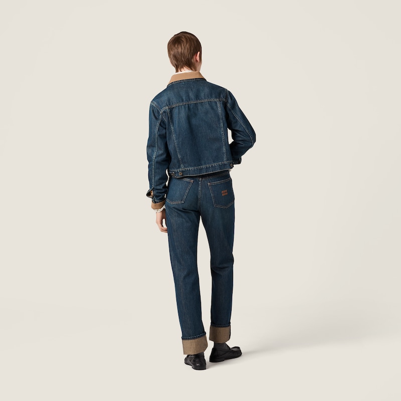 Five-pocket denim jeans