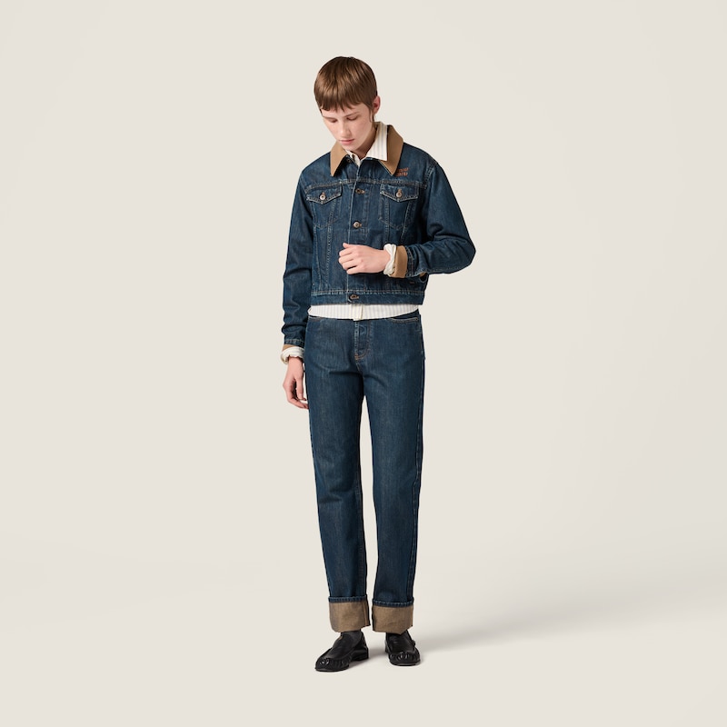 Five-pocket denim jeans