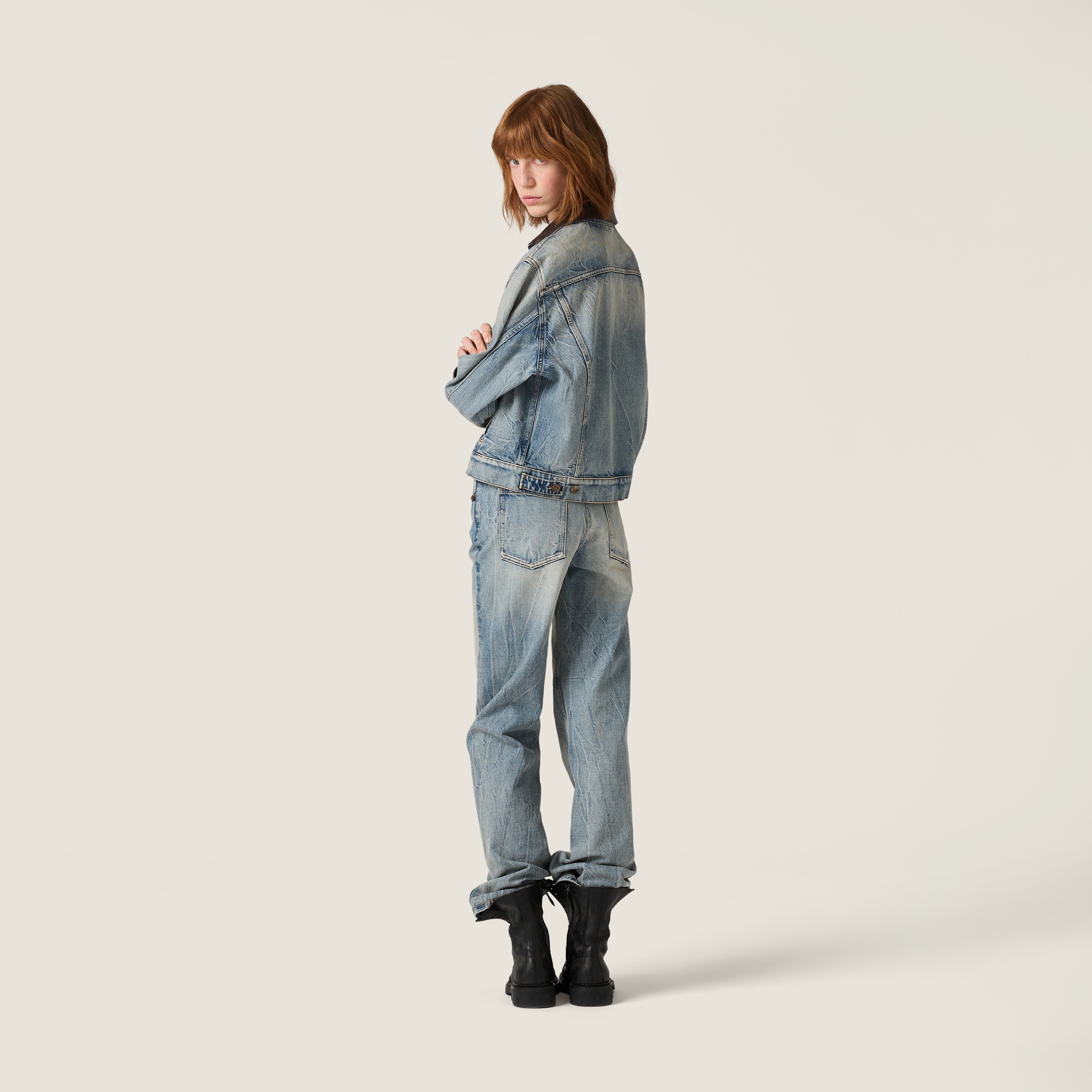 Light Blue Denim Jeans | Miu Miu