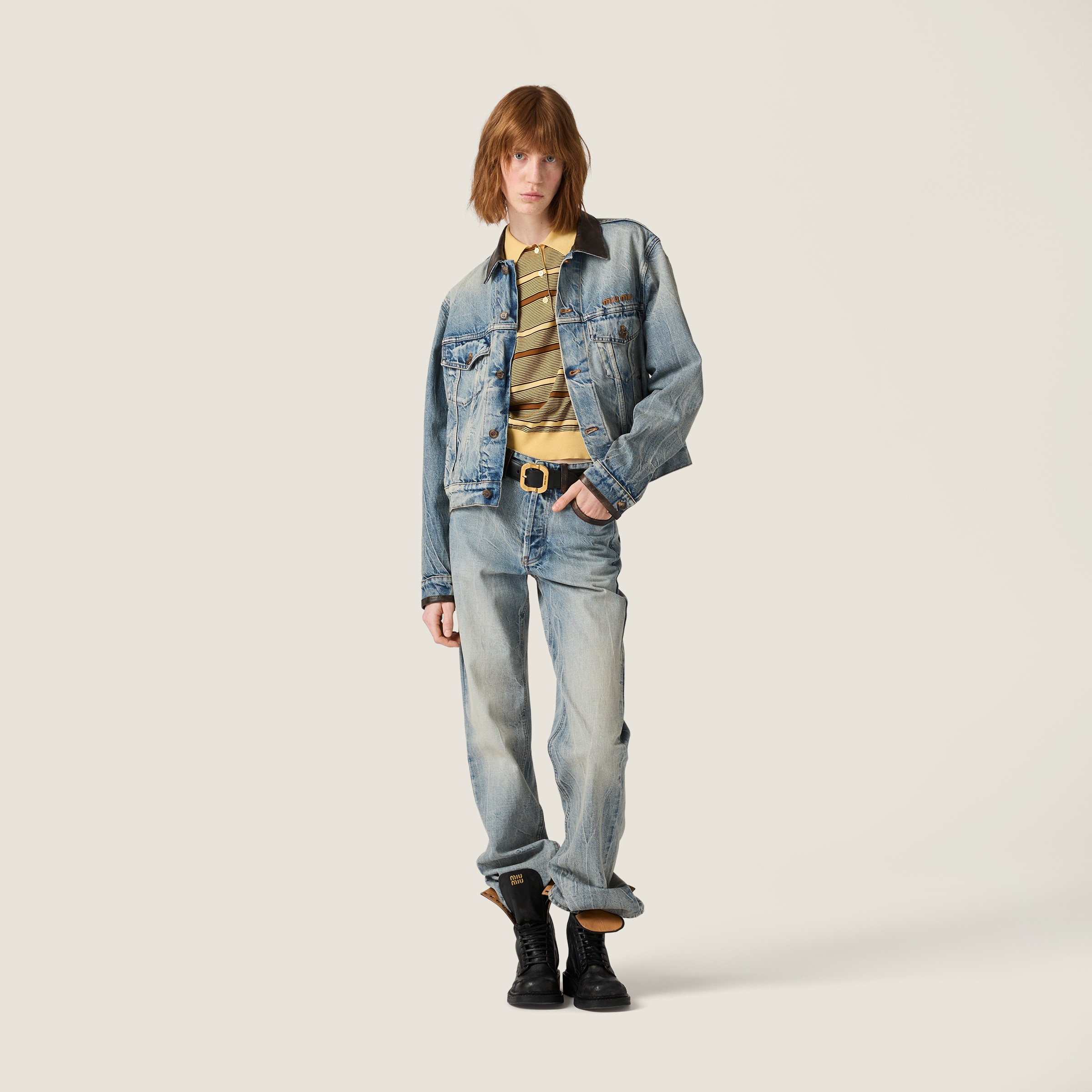 Light Blue Denim Jeans | Miu Miu