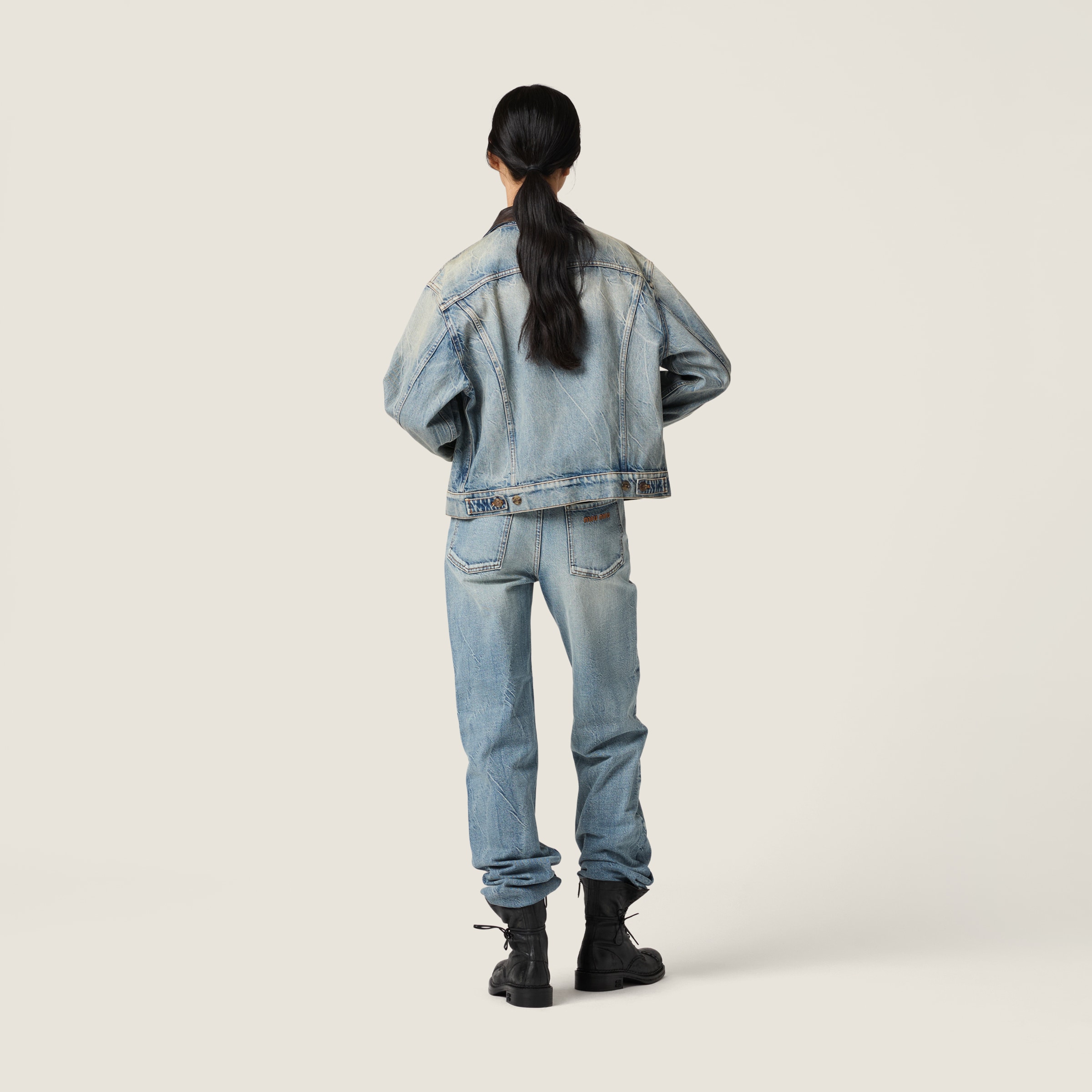 Miu Miu Denim Jeans In Blue