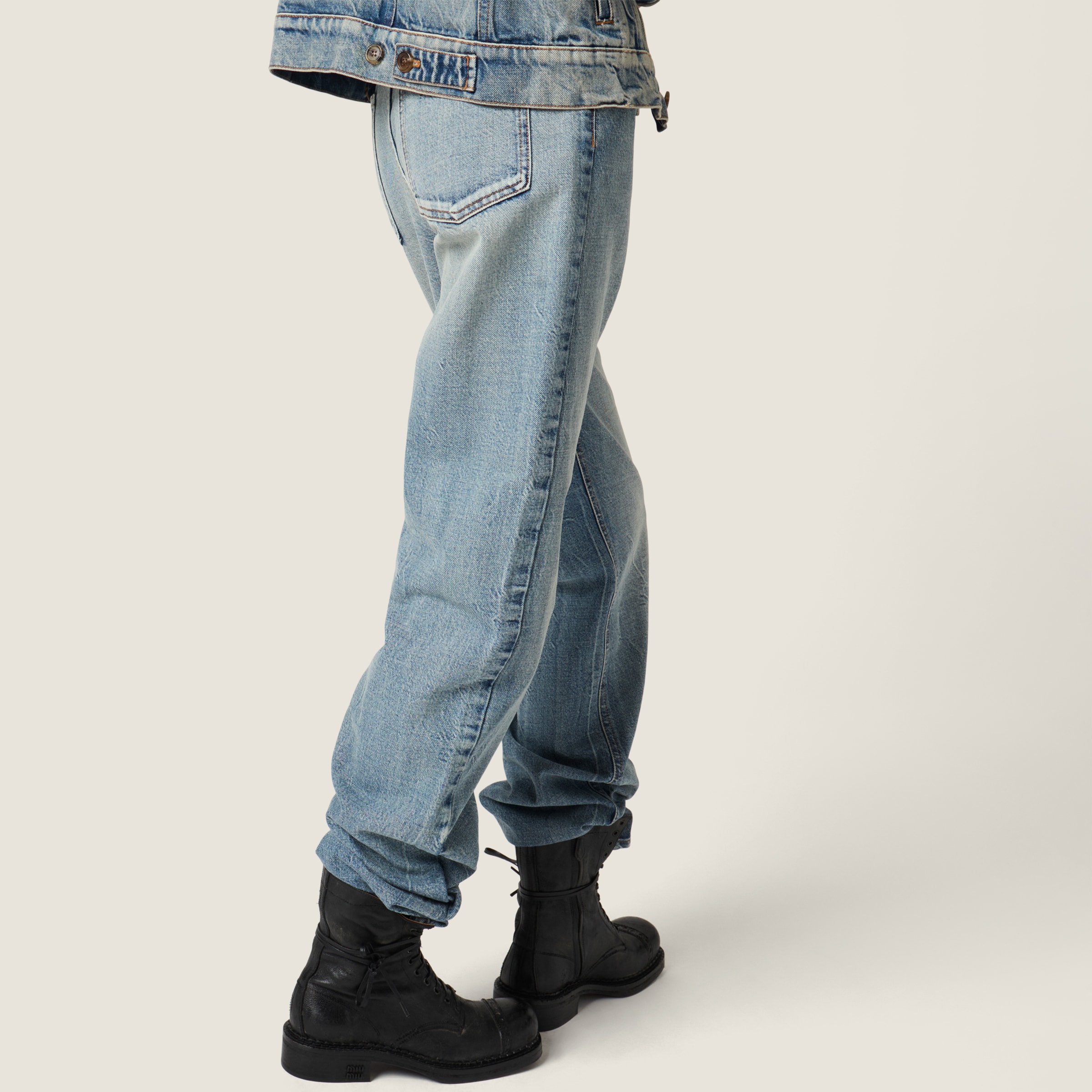 Miu Miu Denim Jeans In Blue