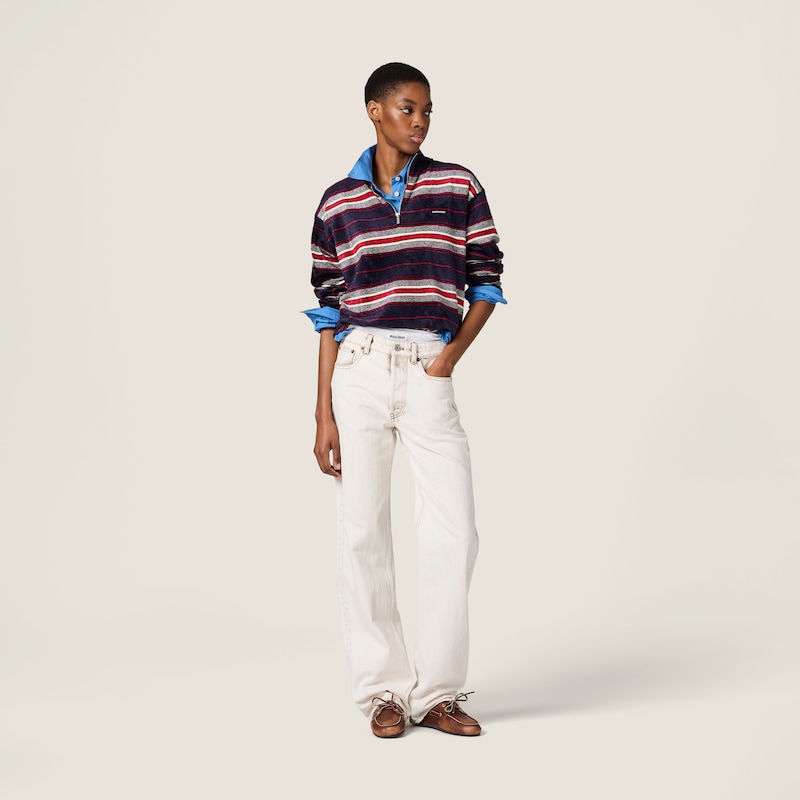 Five-pocket denim jeans