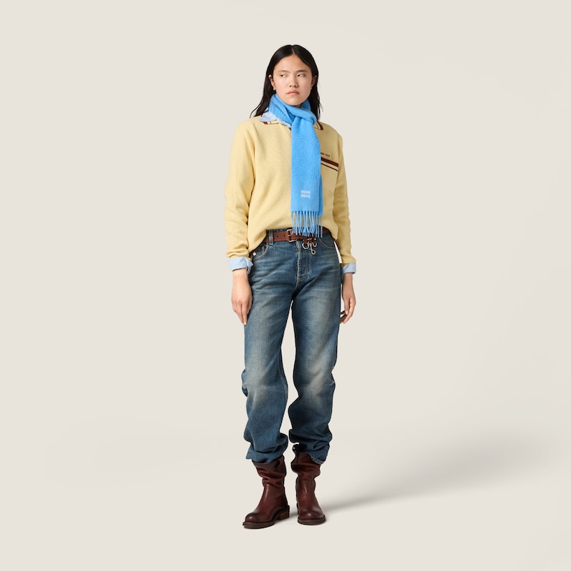 Five-pocket denim jeans