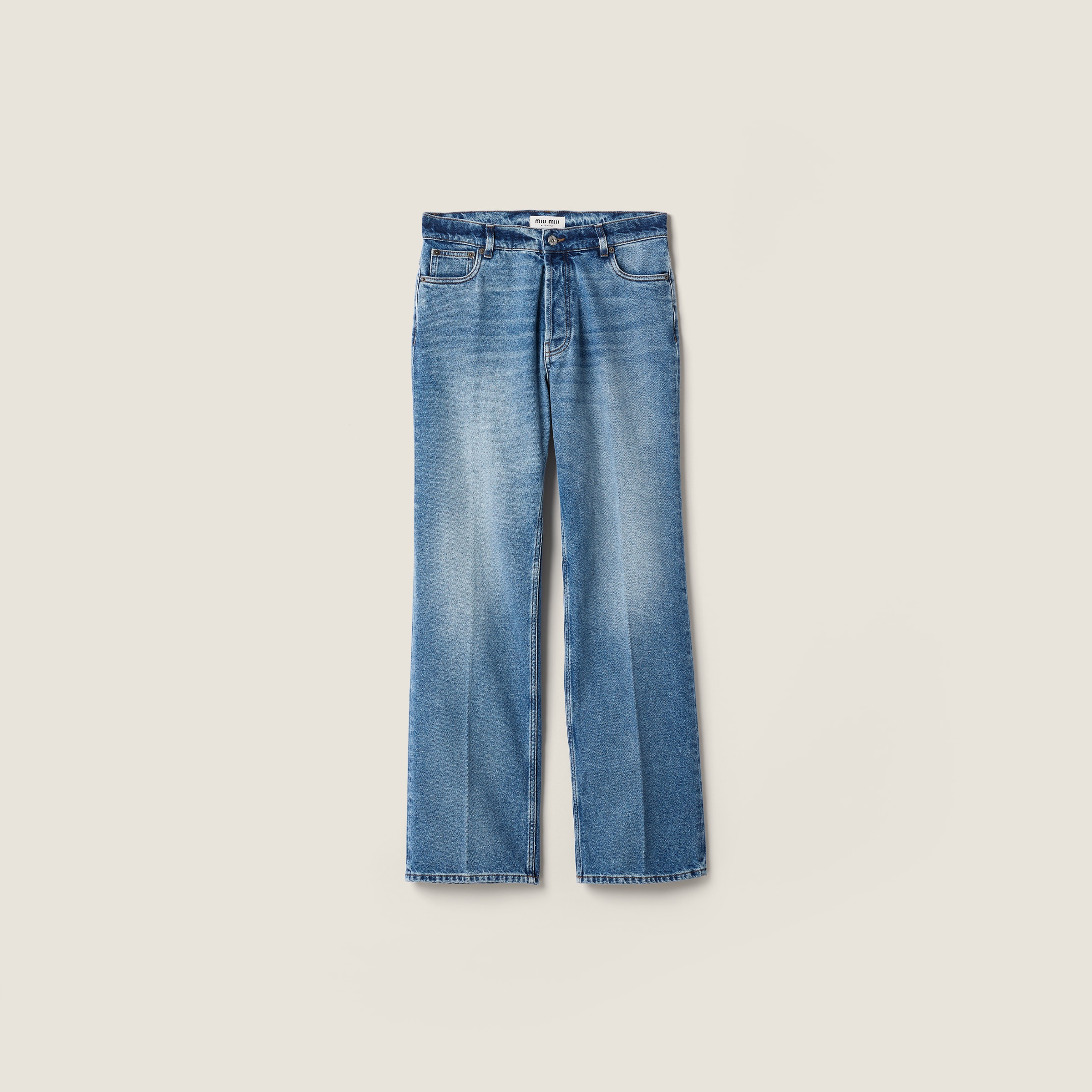 Washed denim jeans from Miu Miu - $1,370