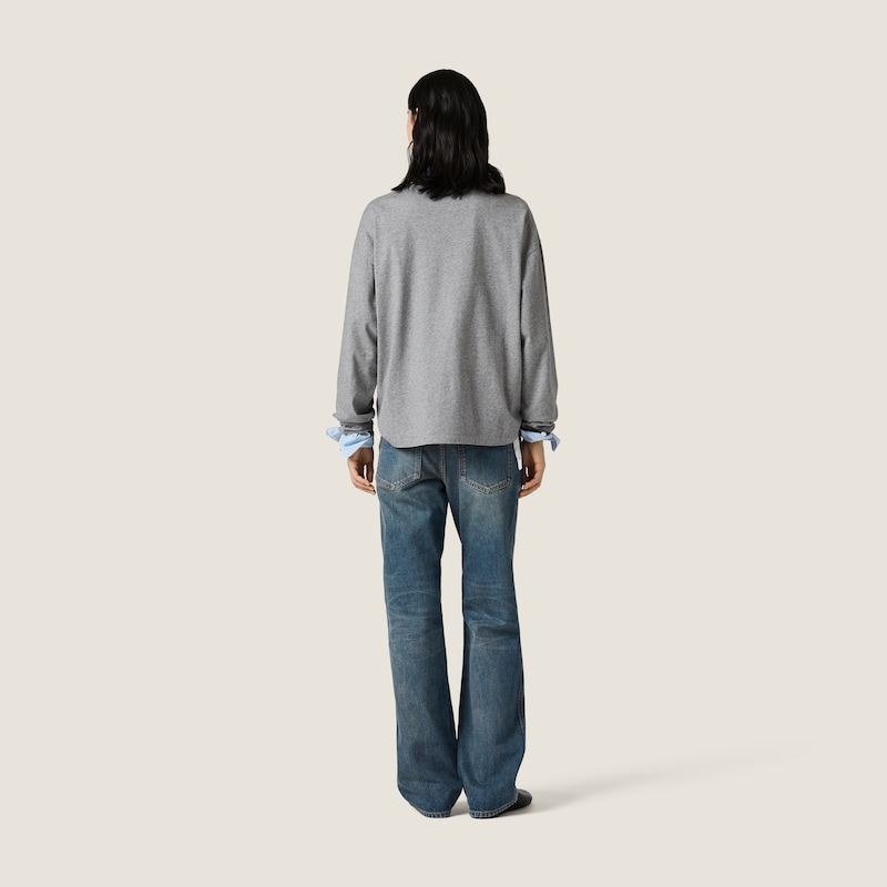 Five-pocket denim jeans