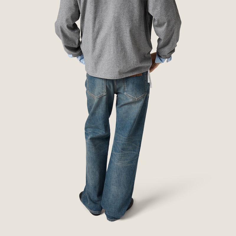 Five-pocket denim jeans