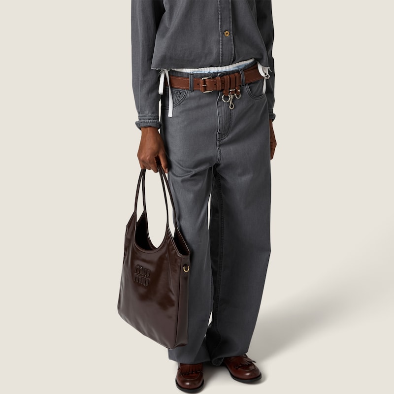 Five-pocket chambray jeans