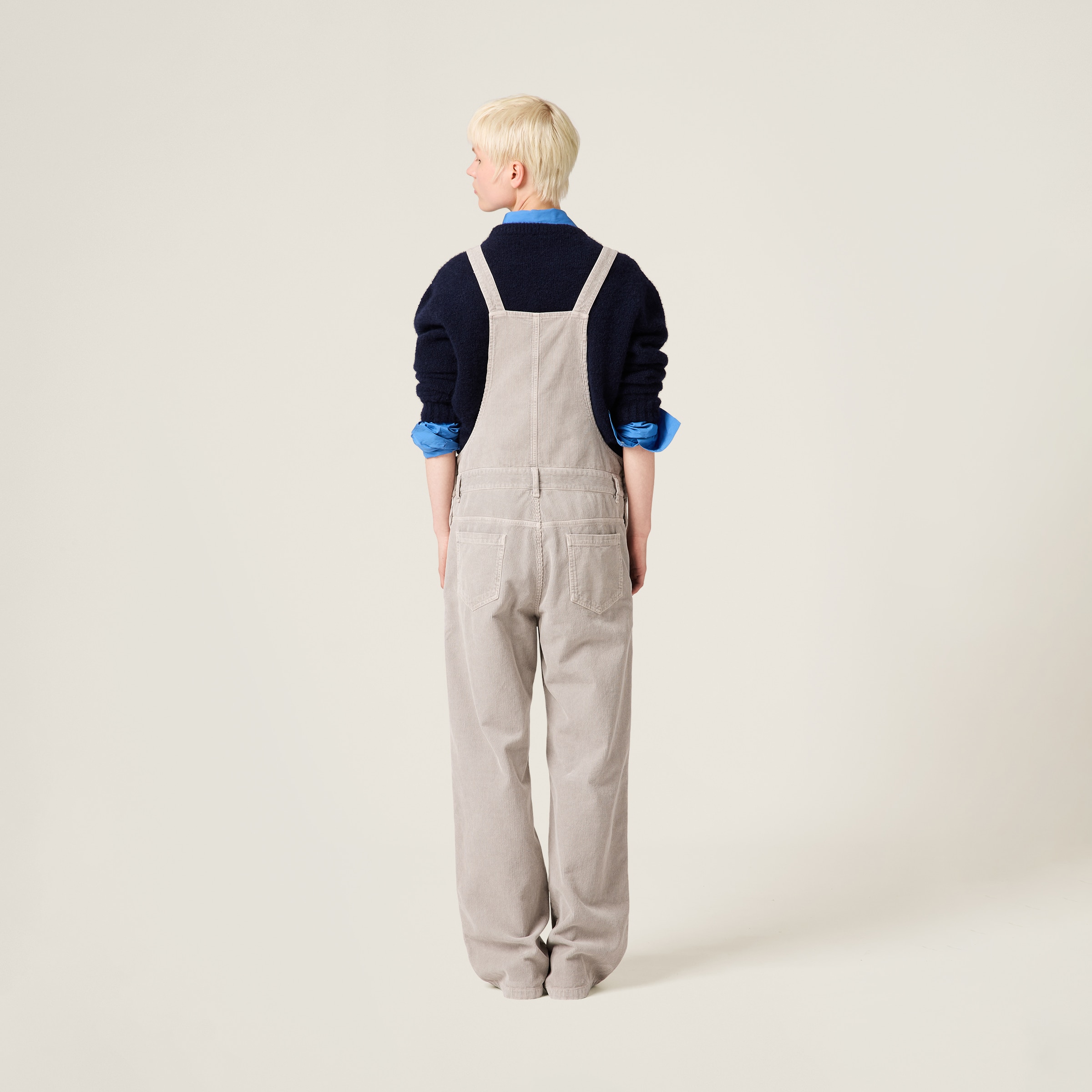 Miu Miu Washed Velvet Corduroy Jumpsuit