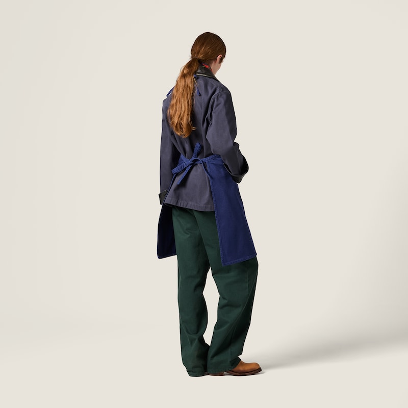 후염 개버딘 에이프런