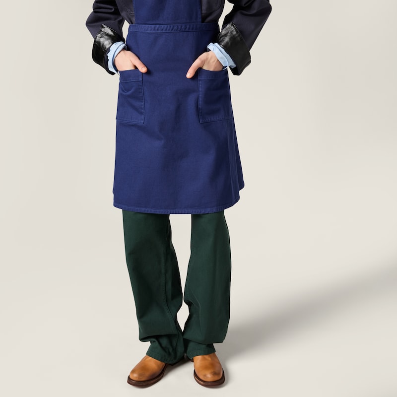 후염 개버딘 에이프런