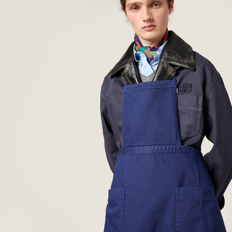 후염 개버딘 에이프런