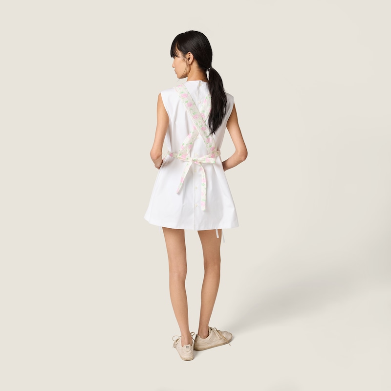 フローラル クロケキルティング エプロン