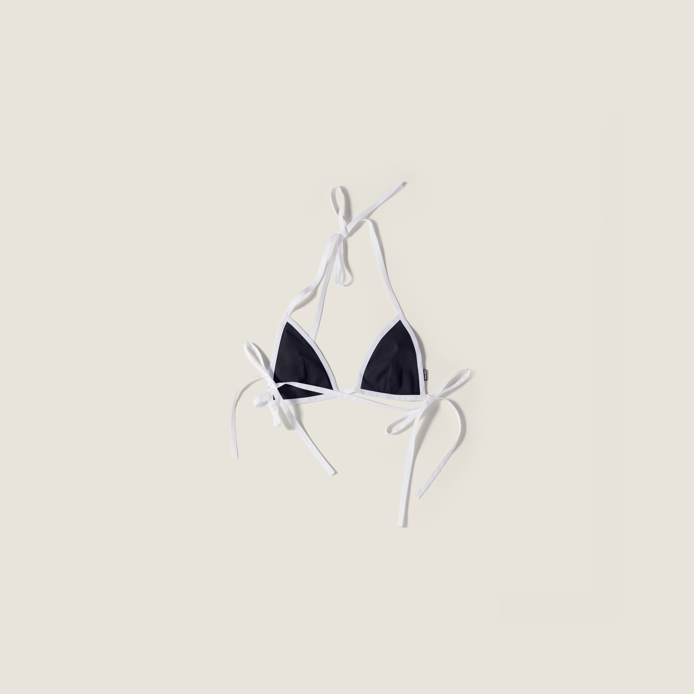Poplin bikini top