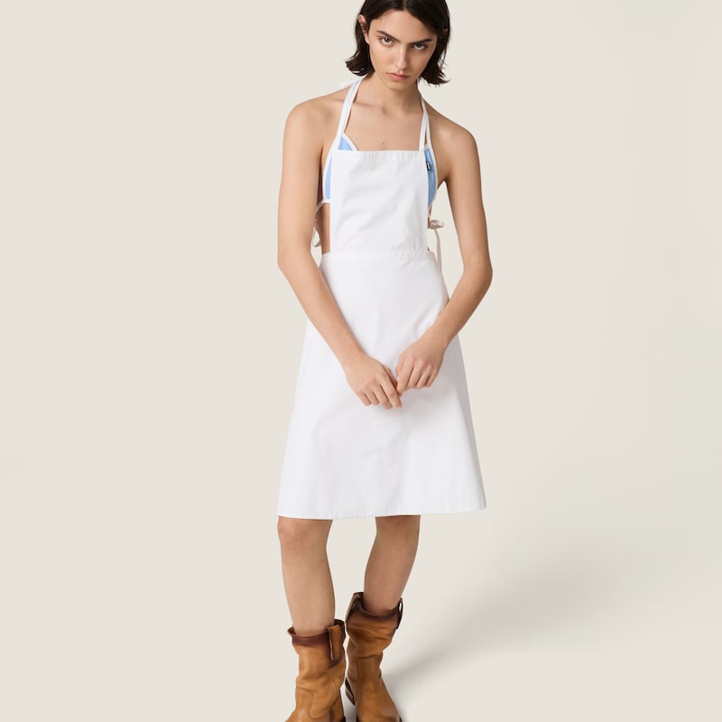 Poplin apron