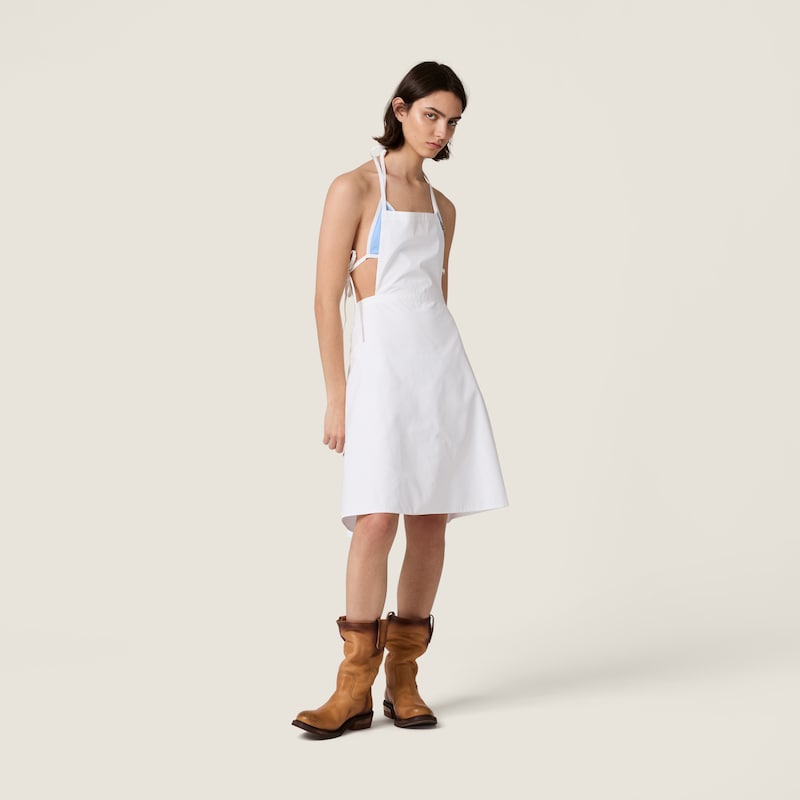 Poplin apron