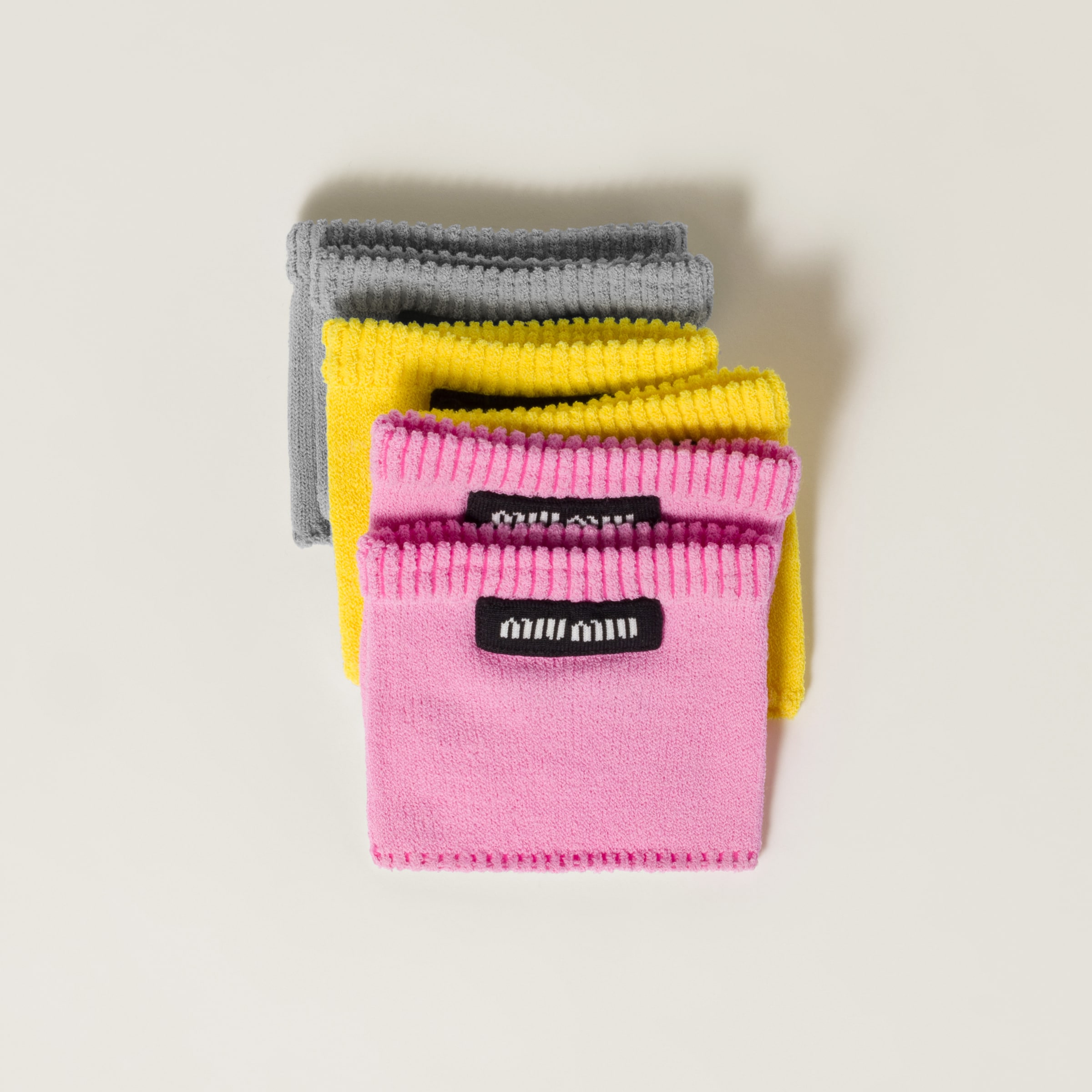 Miu Miu Viscose Socks In Multi