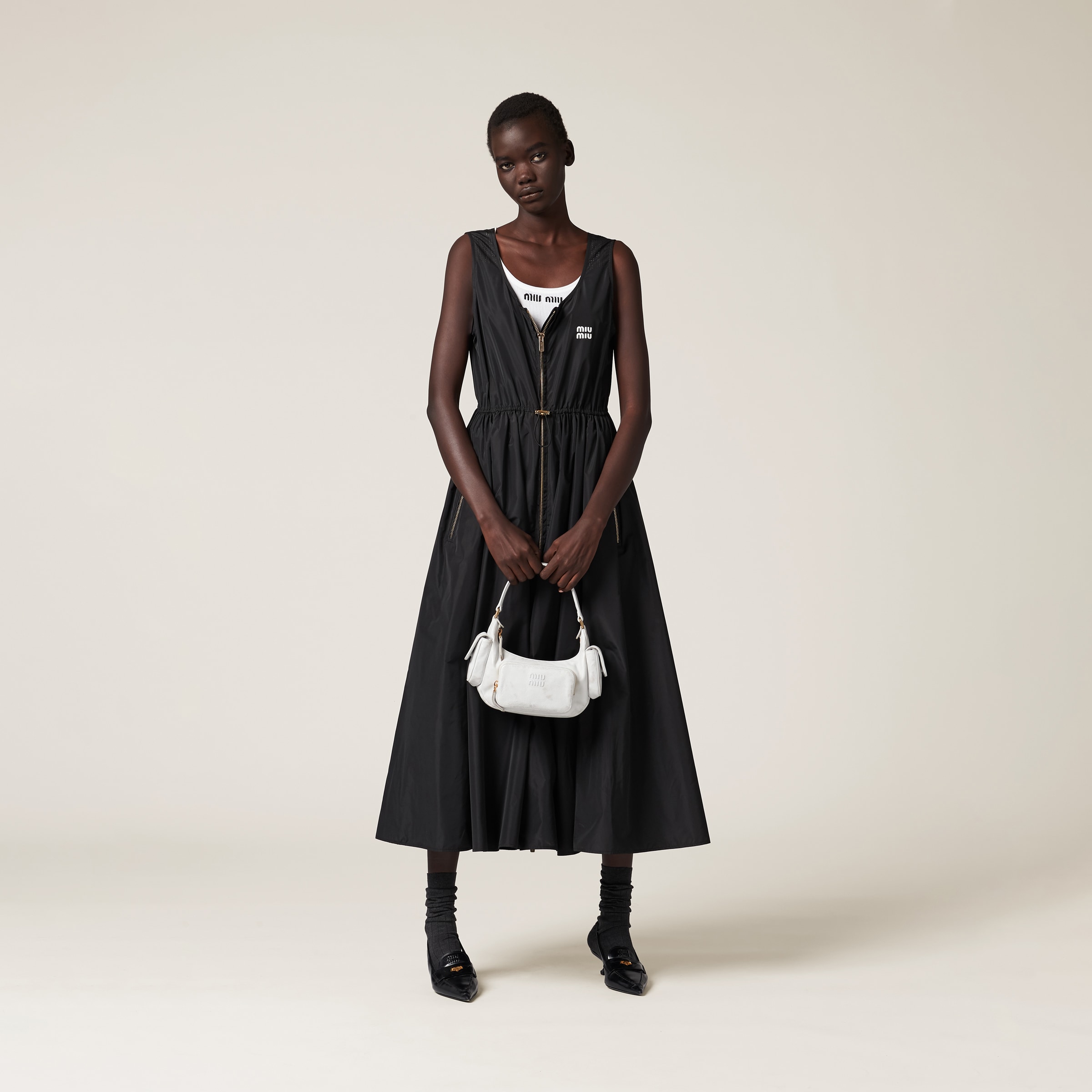 Miu miu silk dress discount