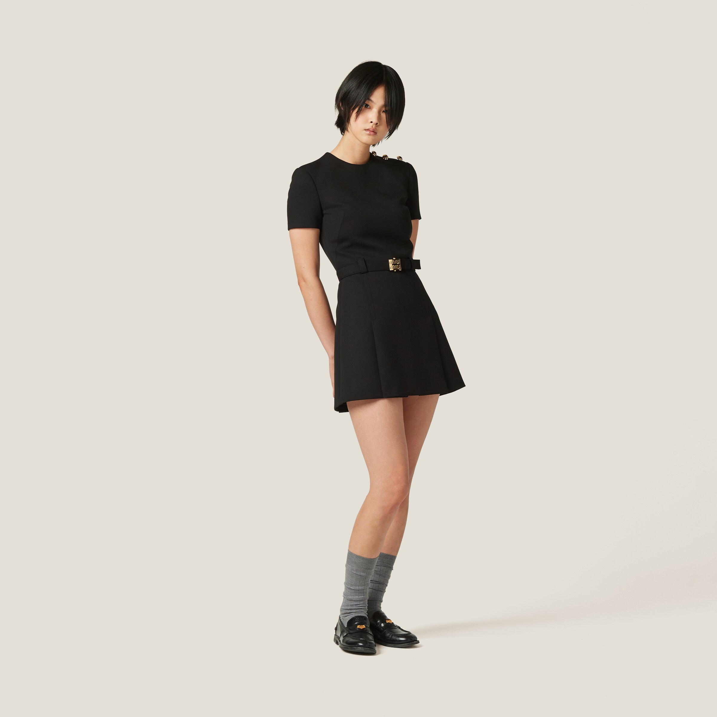MIU MIU Nylon Short Dress 40