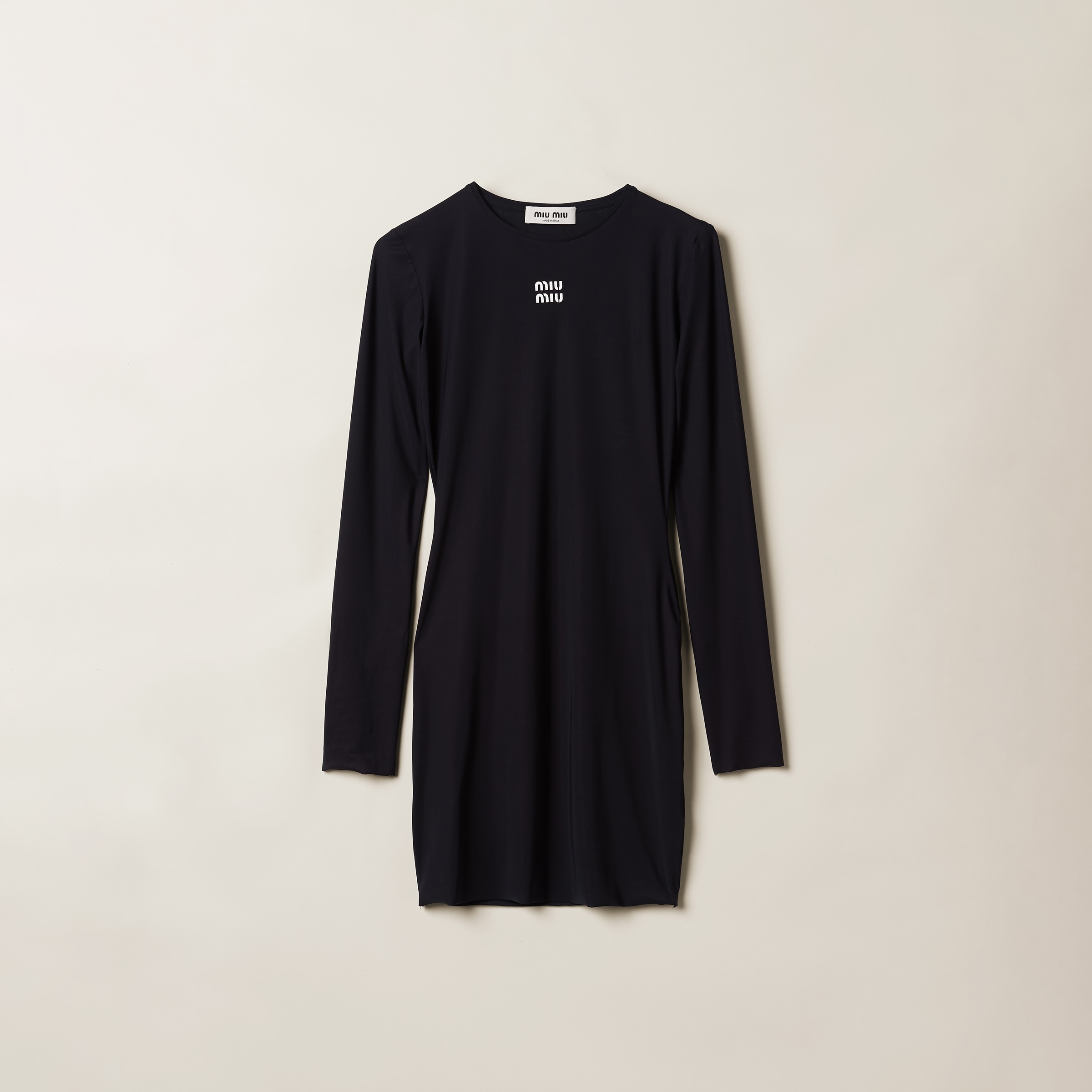 【MIU MIU】 Stretch jersey mini-dress Magnolia Parks Chapter 55 : TLWH •cotton-blend lace-trimmed