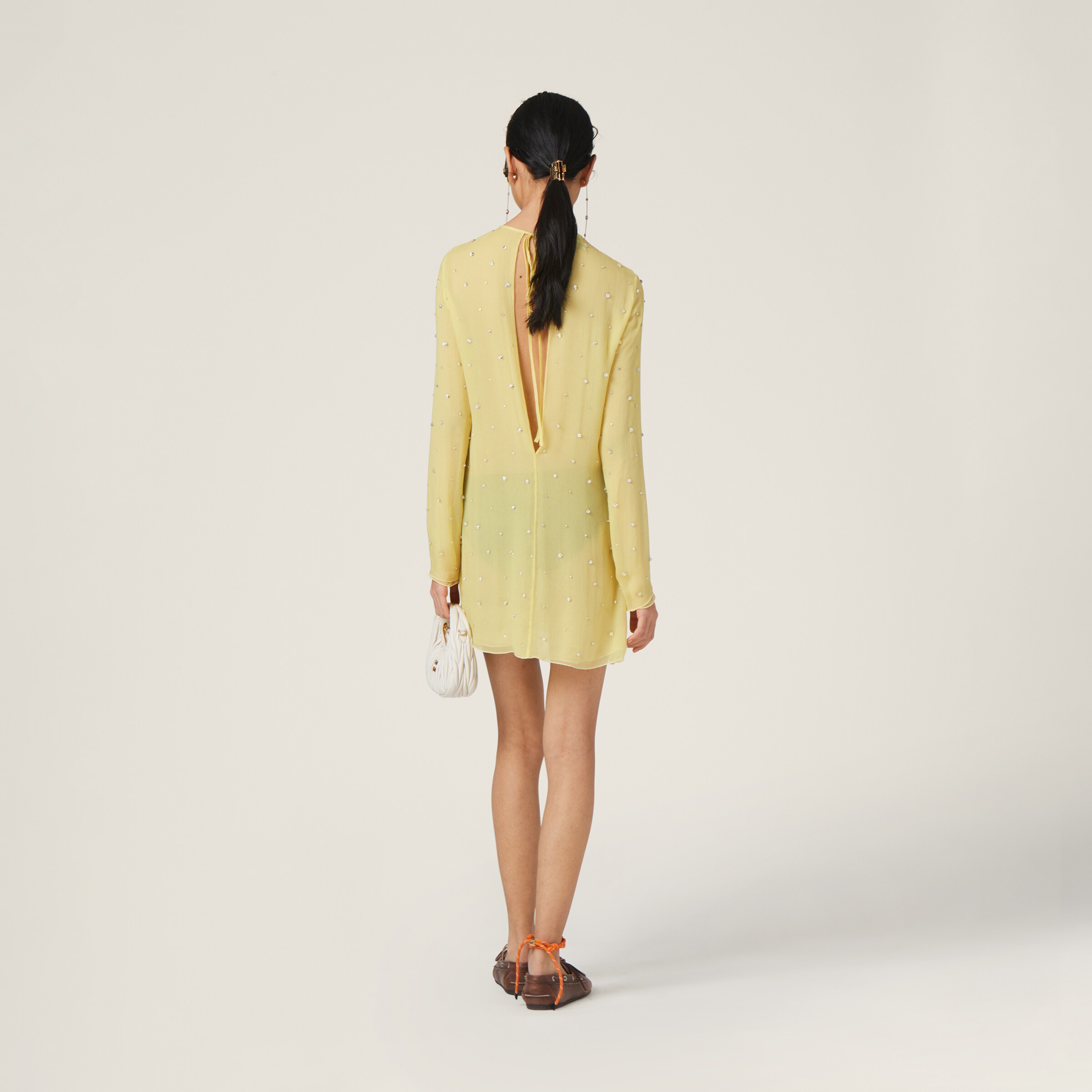Miu miu yellow dress outlet