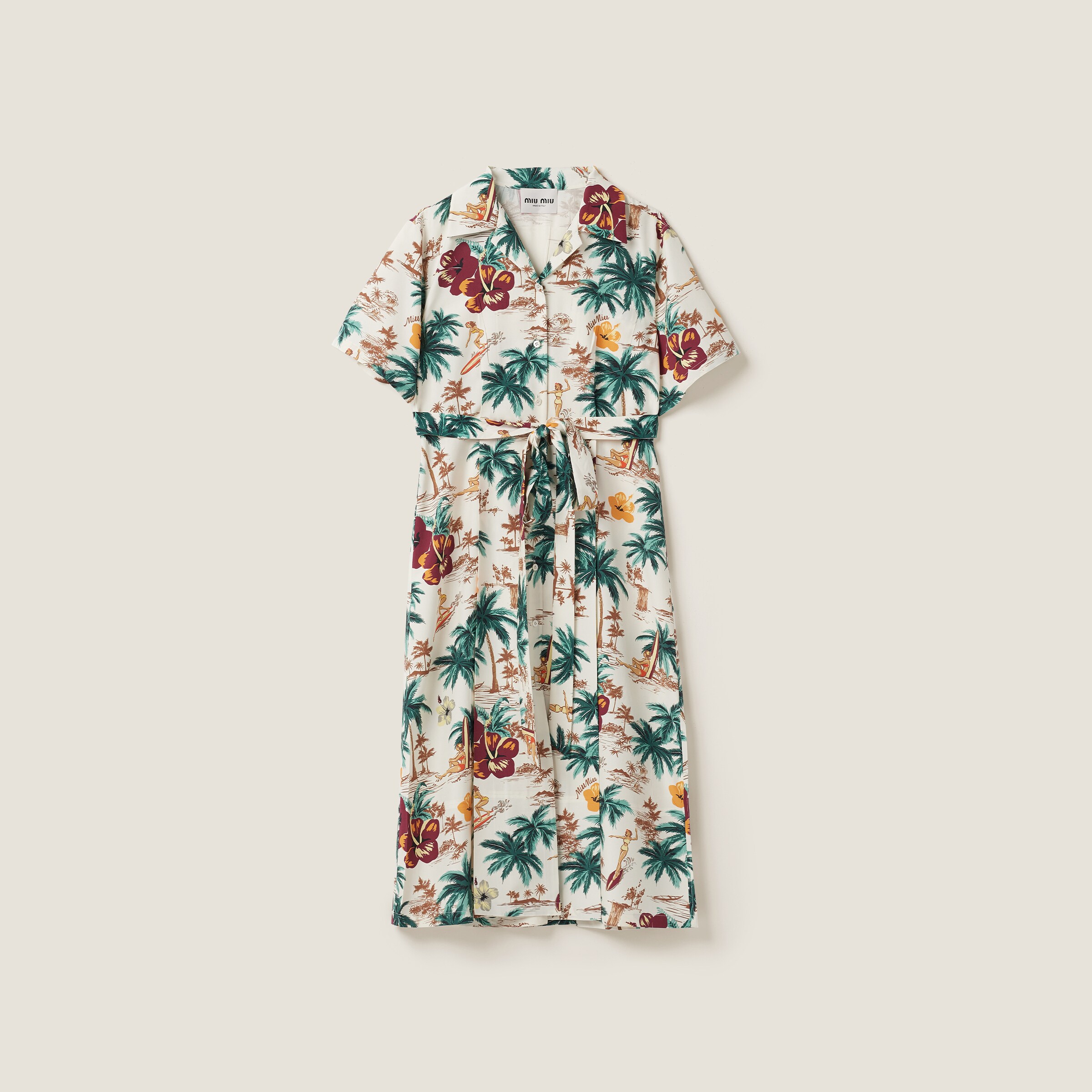 Miu miu hotsell silk dress