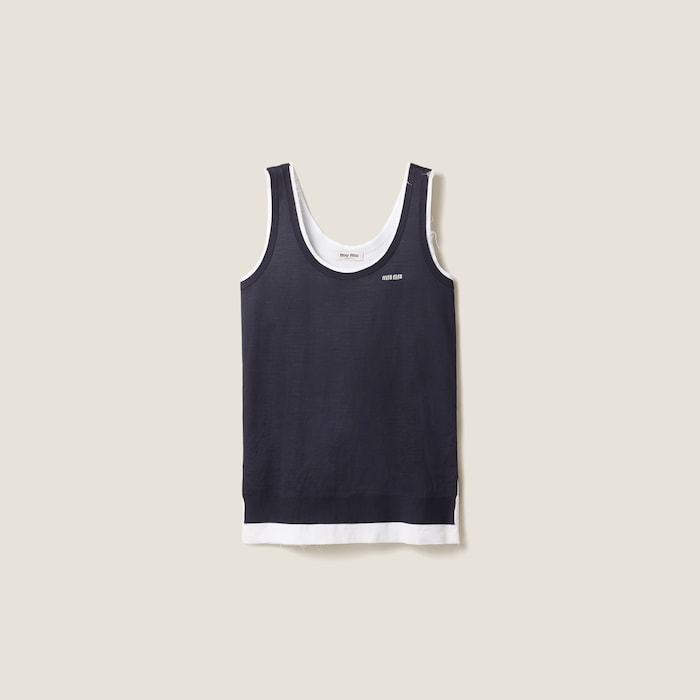 Miu Miu ミュウミュウ スラックス 紺 40(M位) 2138824J0010 New Collection: Miu Closet | Miu Miu