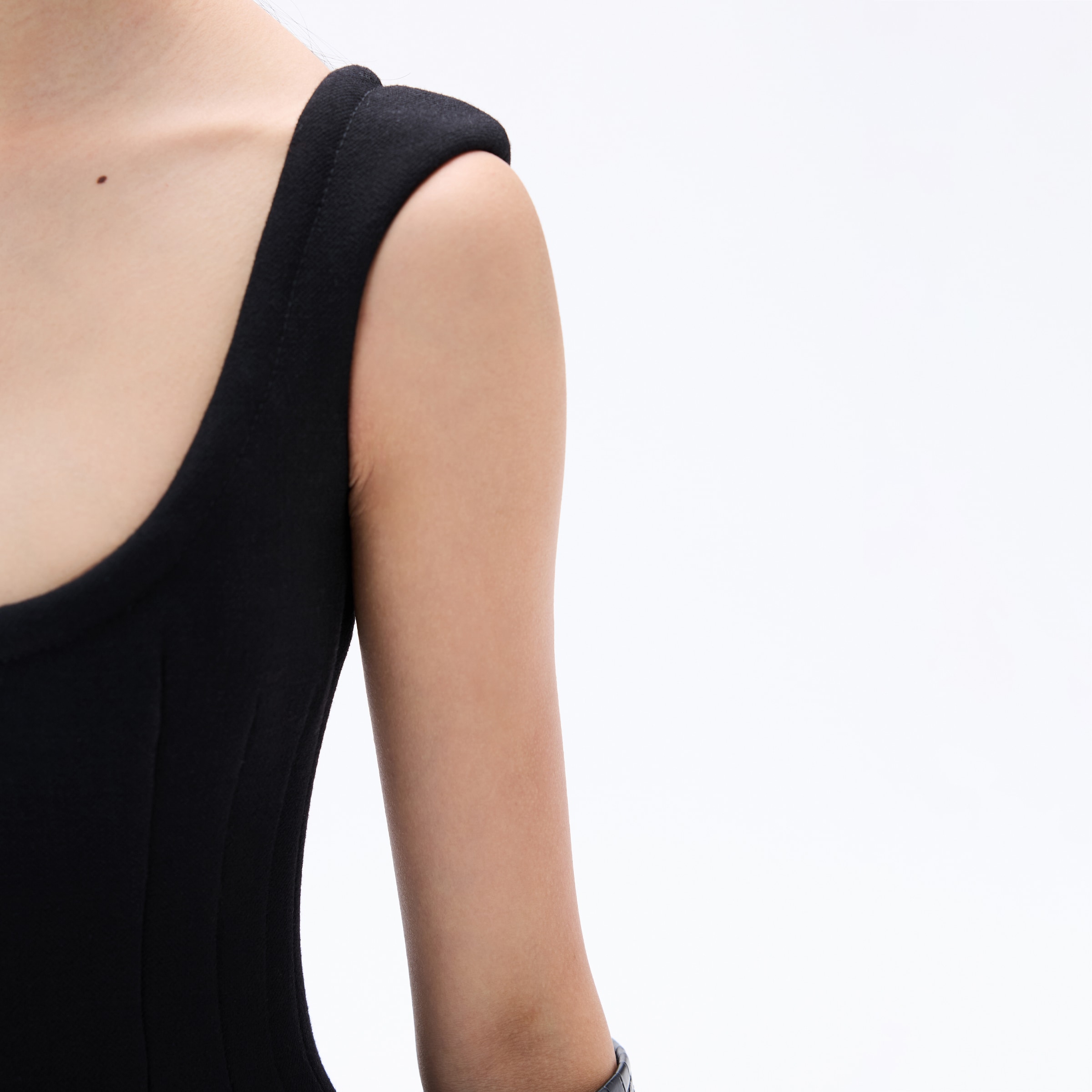 Miu Miu Natté Dress In Black