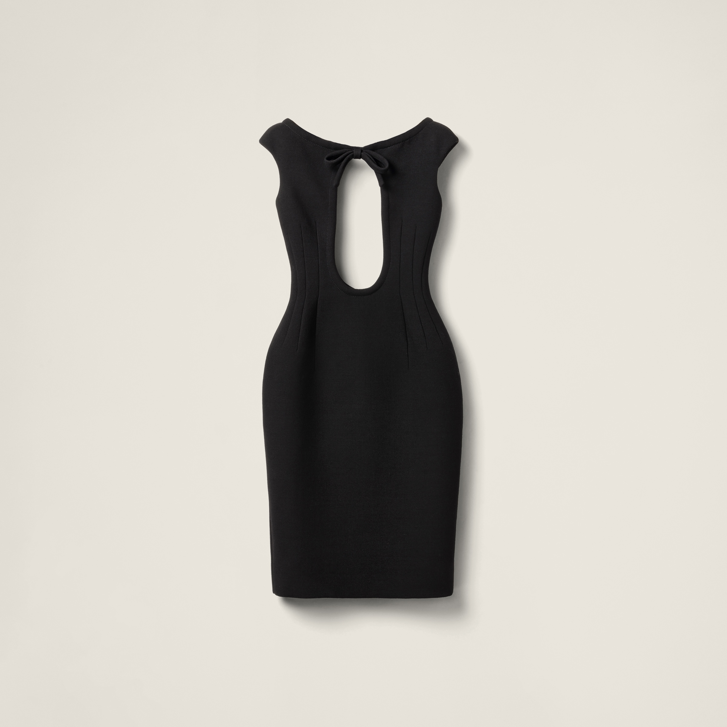 Miu Miu Natté Dress In Black