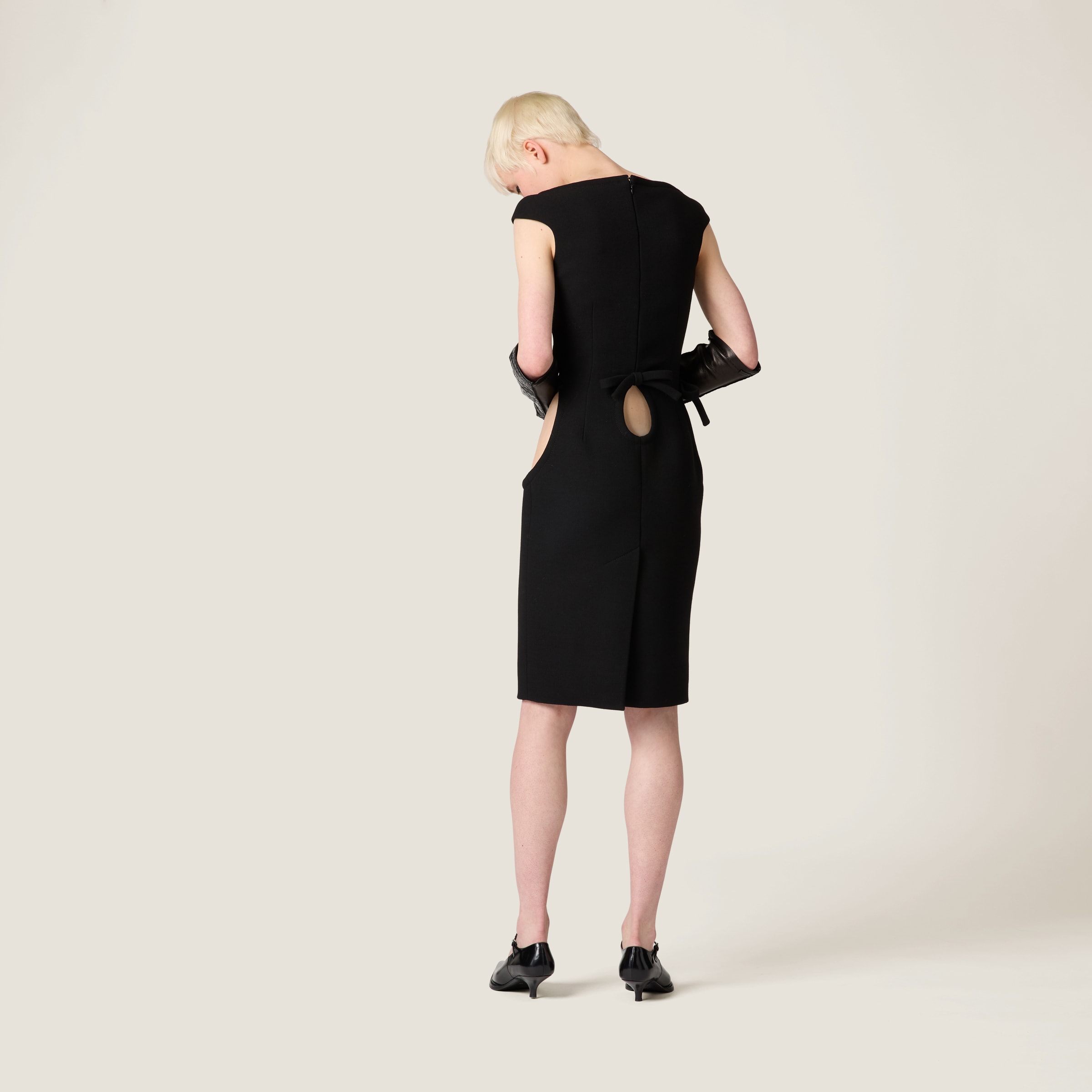 最新作☆【MIUMIU】ショートコットンドレス 日本未入荷☆VIP価格【MIUMIU】ショートコットンドレス
