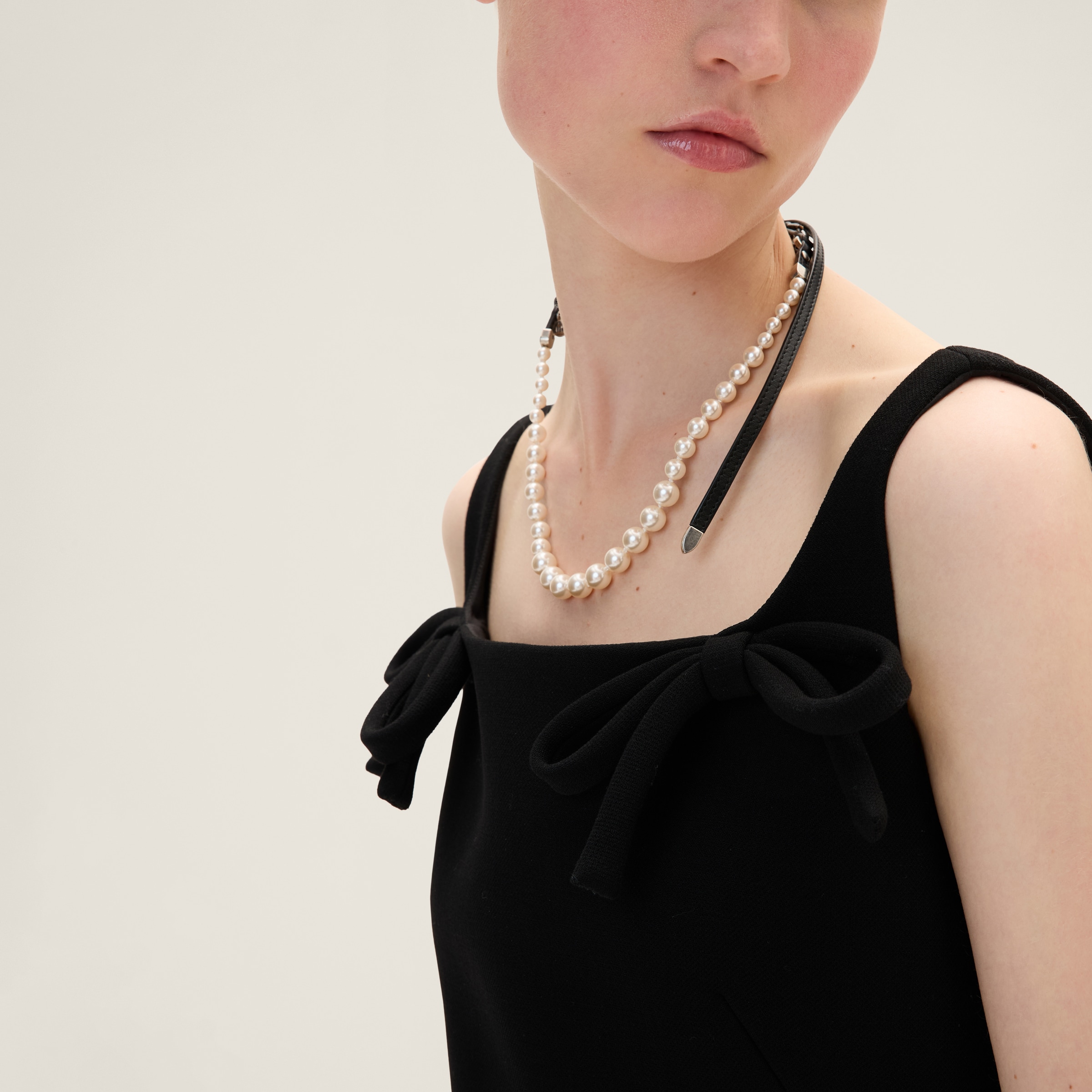 Miu Miu Natté Dress In Black