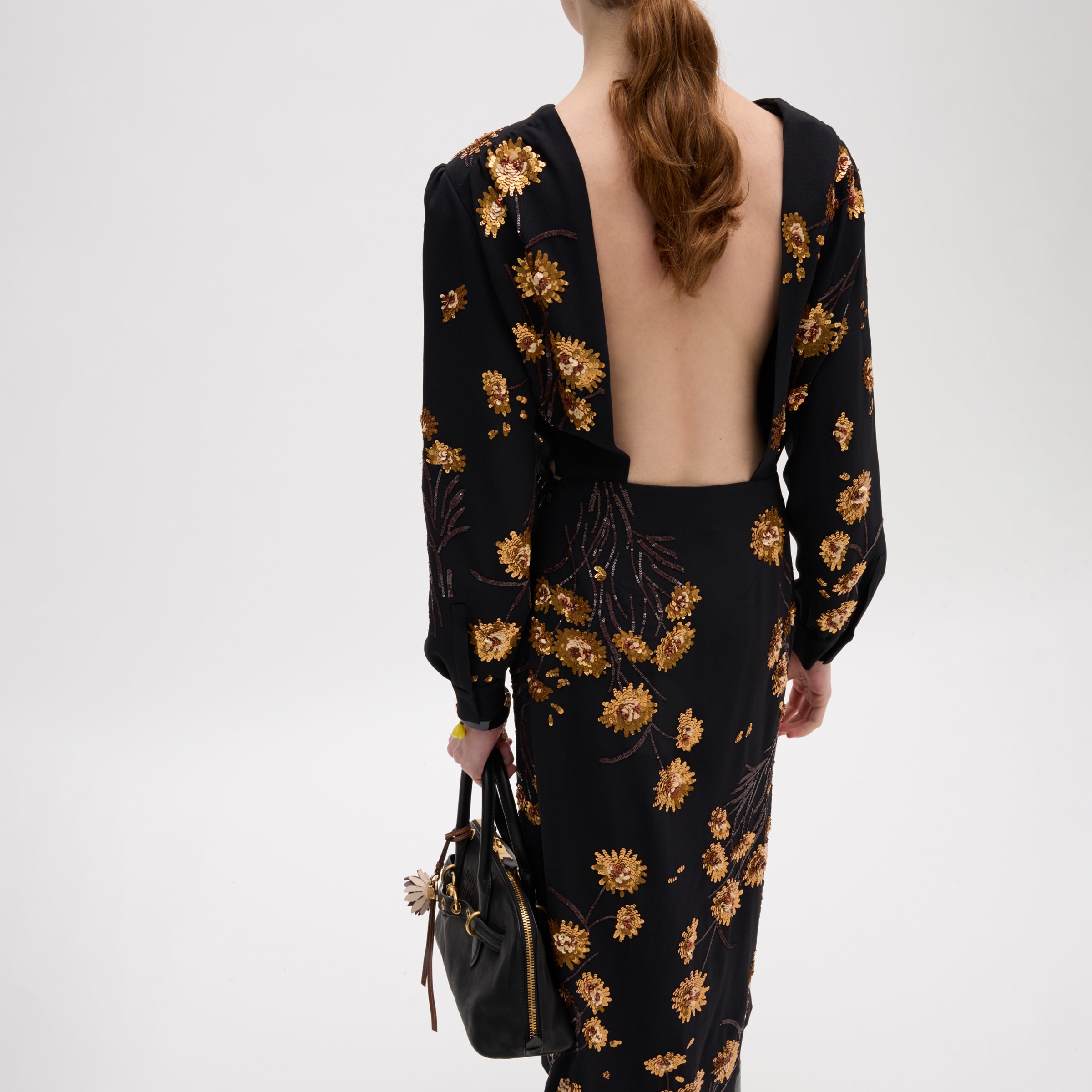 関税・送料込 MIU MIU Embroidered sable mini ドレス Black Embroidered Sablé Dress | Miu Miu