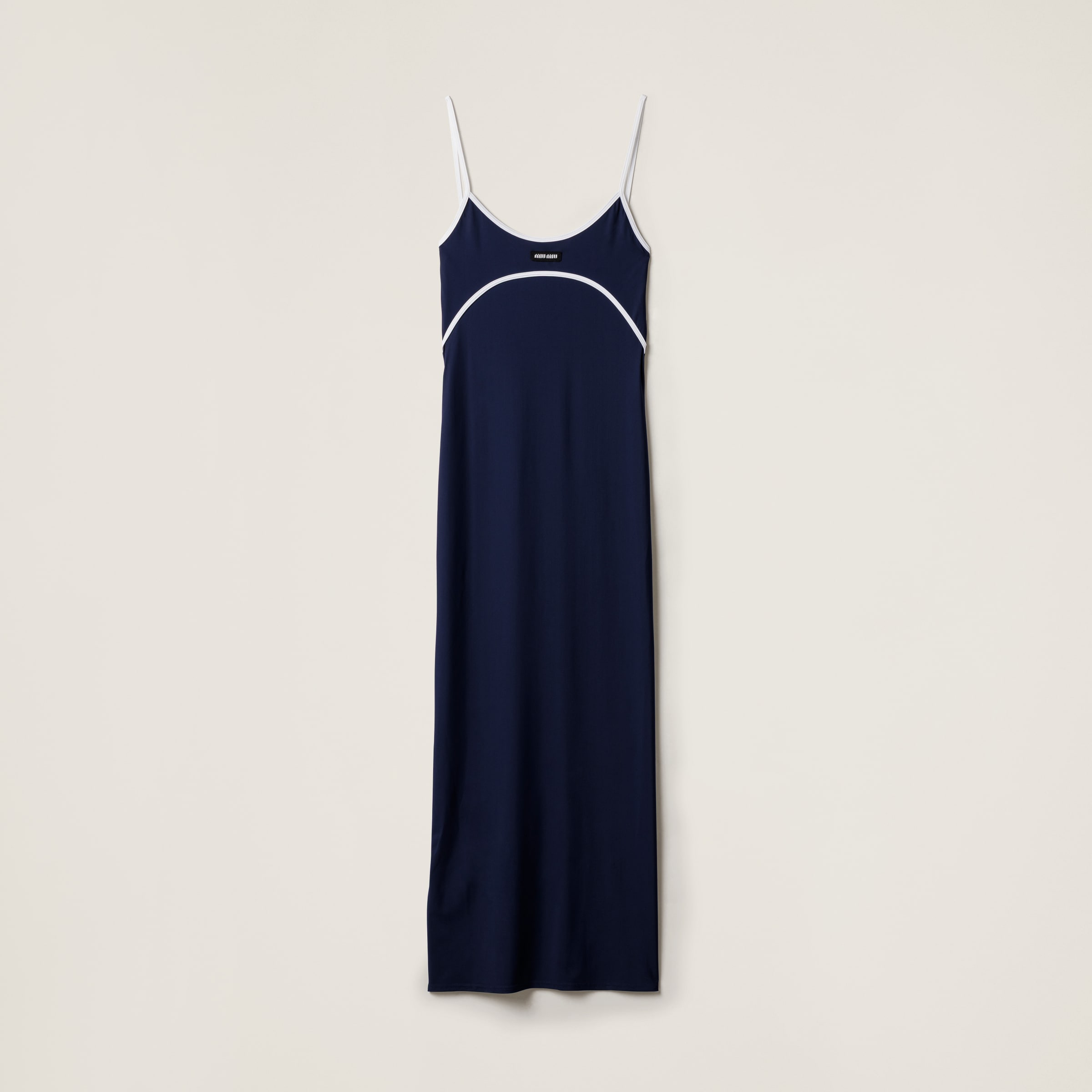 Miu Miu Stretch Jersey Midi-dress