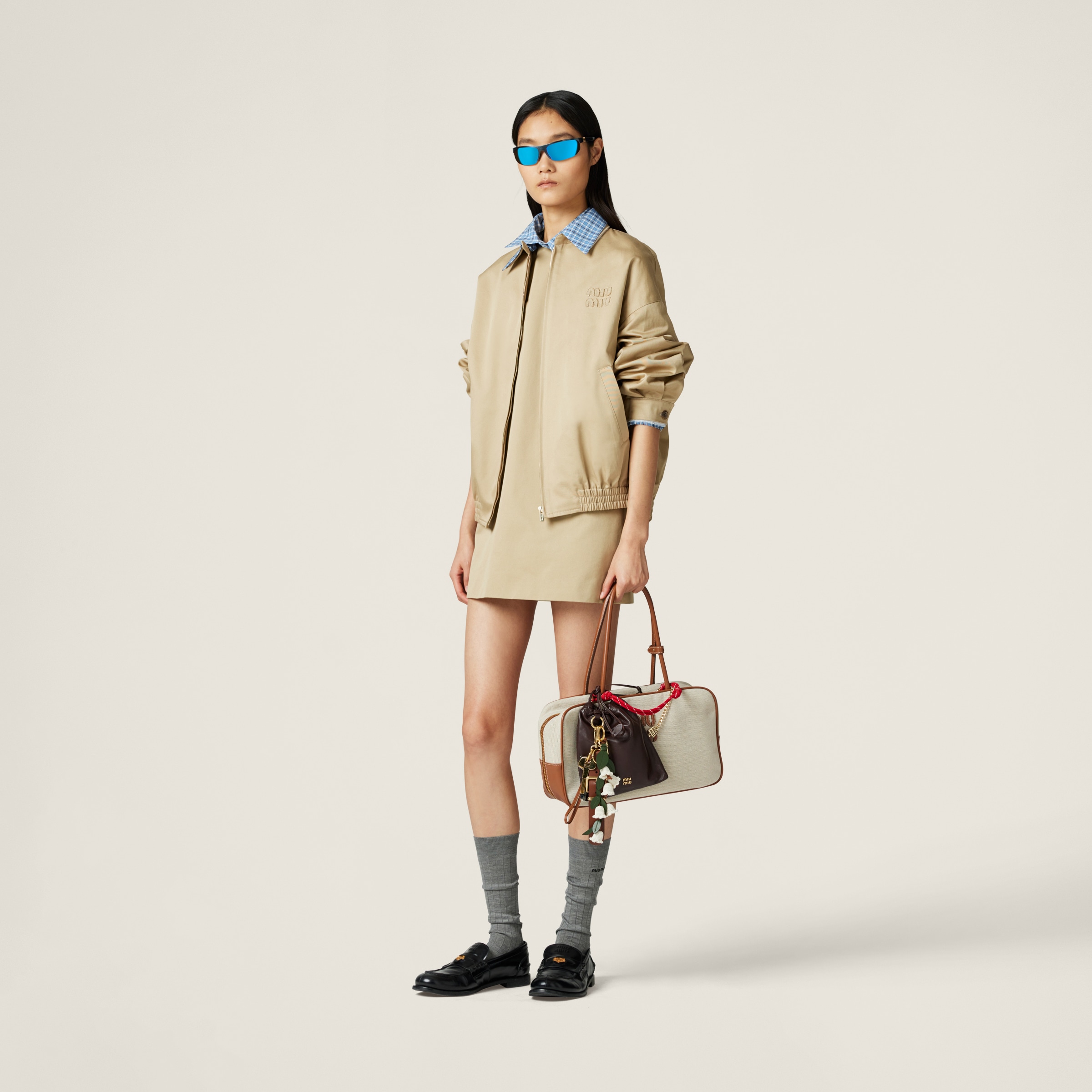 Cord Chino Mini-dress | Miu Miu
