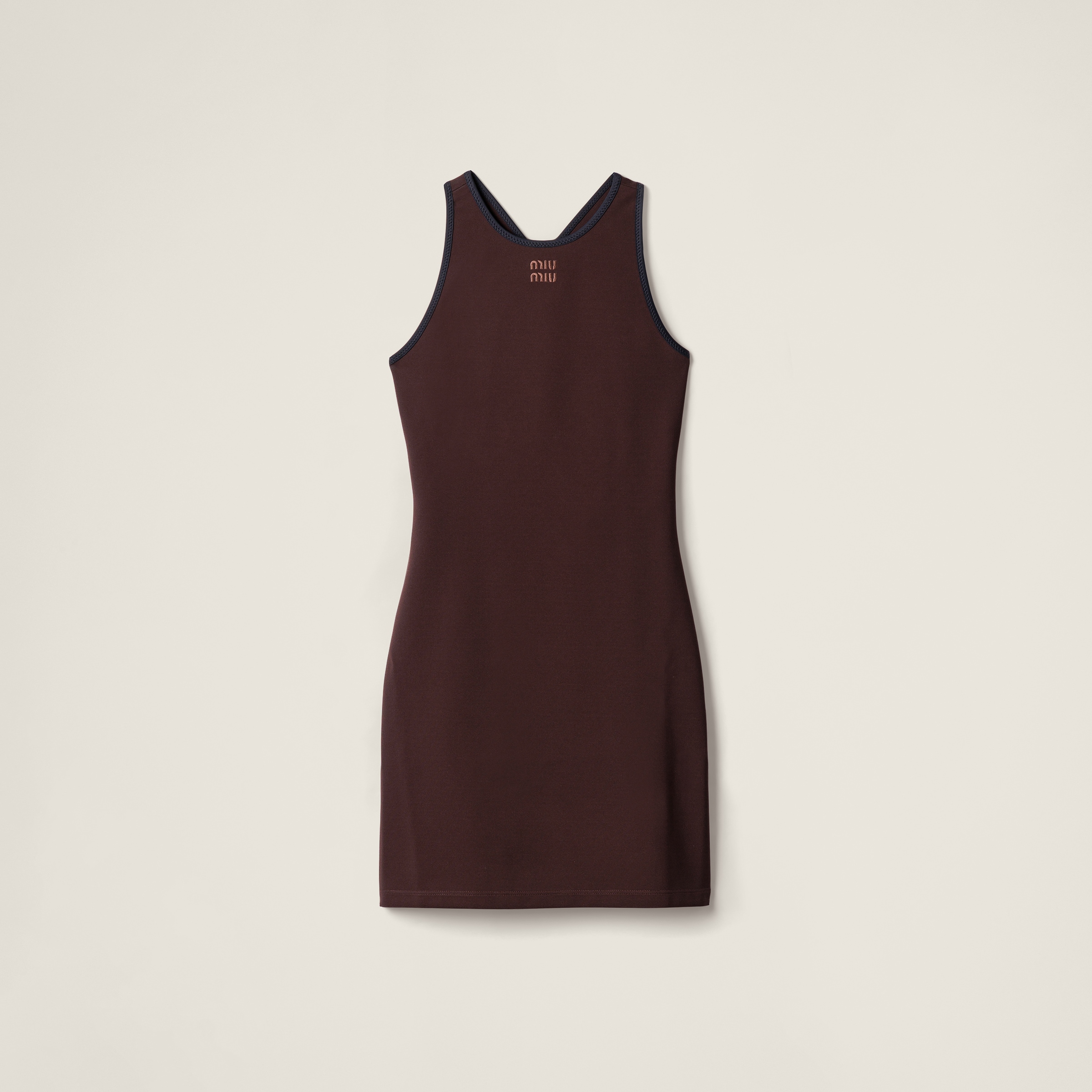 Miu Miu Stretch Jersey Mini-dress