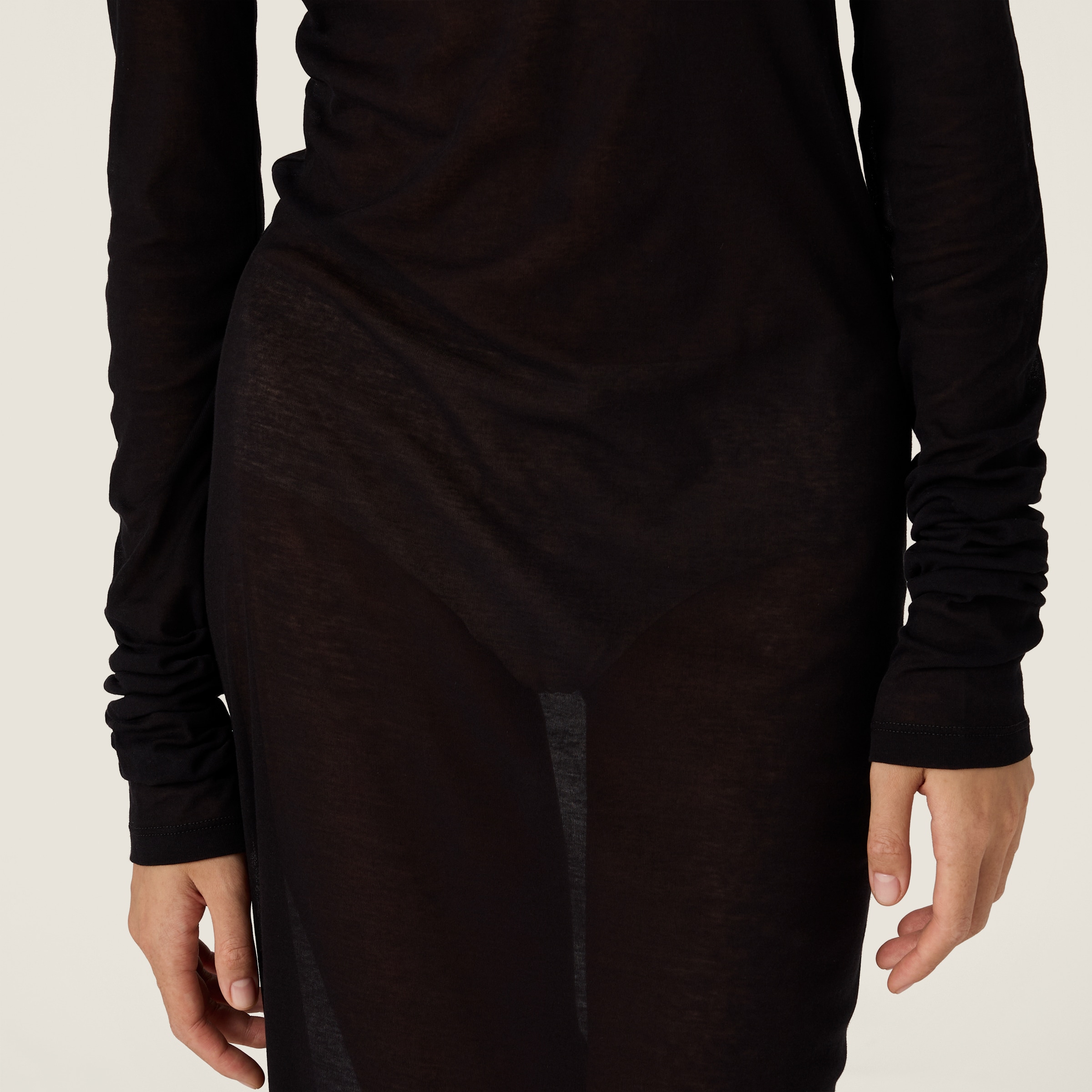 ワンピース MIU MIU Black Knit Dress MF4544 10ON F0002 MIU MIU Black Knit Dress MF4544 10ON F0002 (MiuMiu