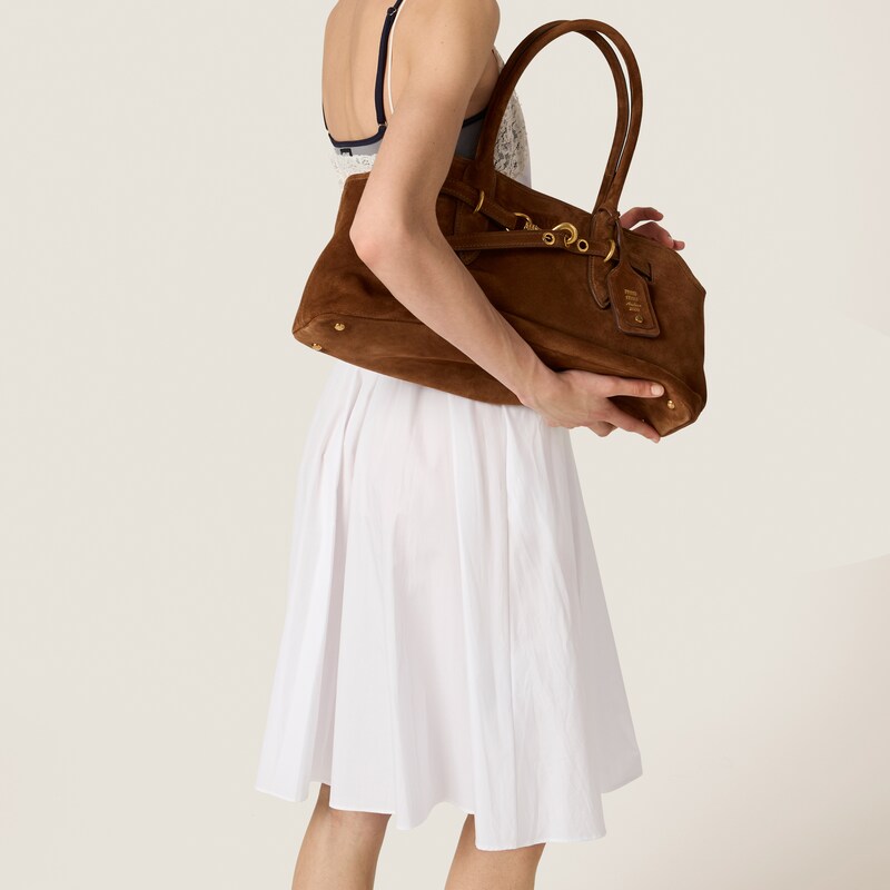 Poplin and lace dress